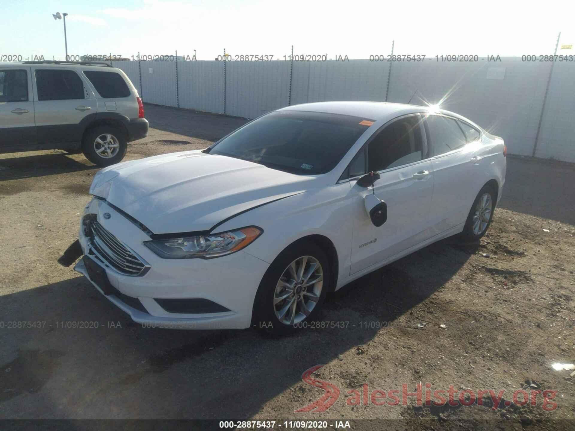 3FA6P0LU2HR237904 2017 FORD FUSION