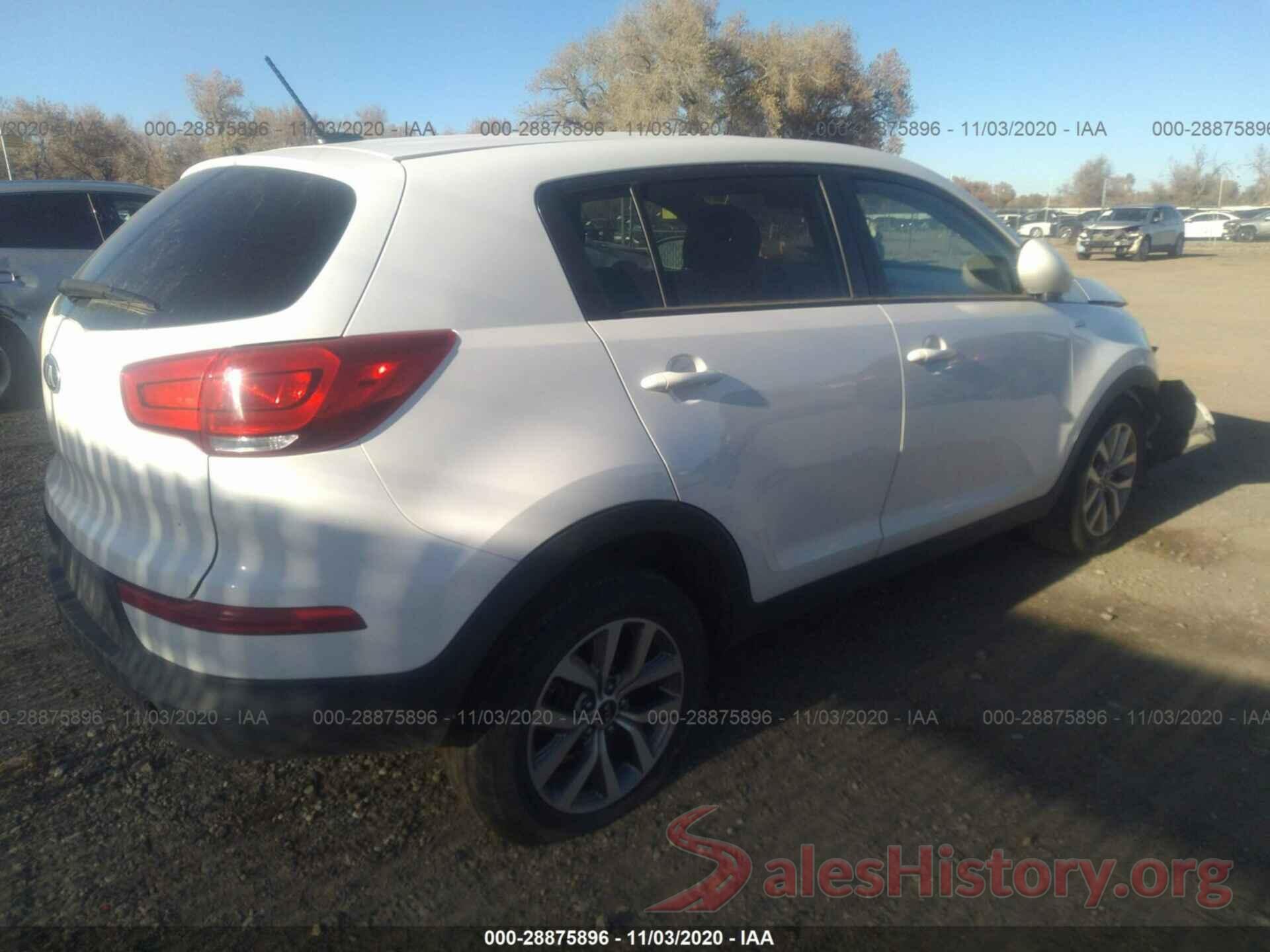 KNDPBCAC5G7832261 2016 KIA SPORTAGE