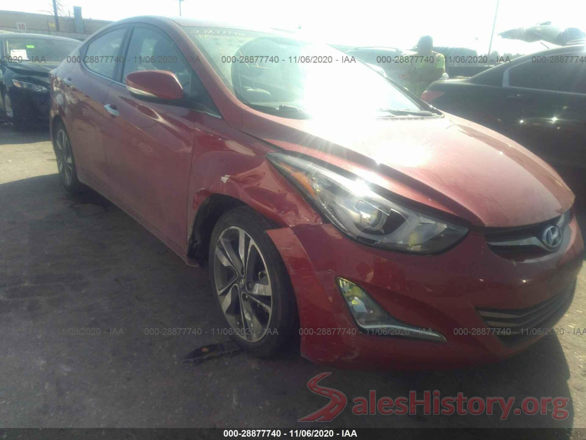 KMHDH4AE0GU599282 2016 HYUNDAI ELANTRA