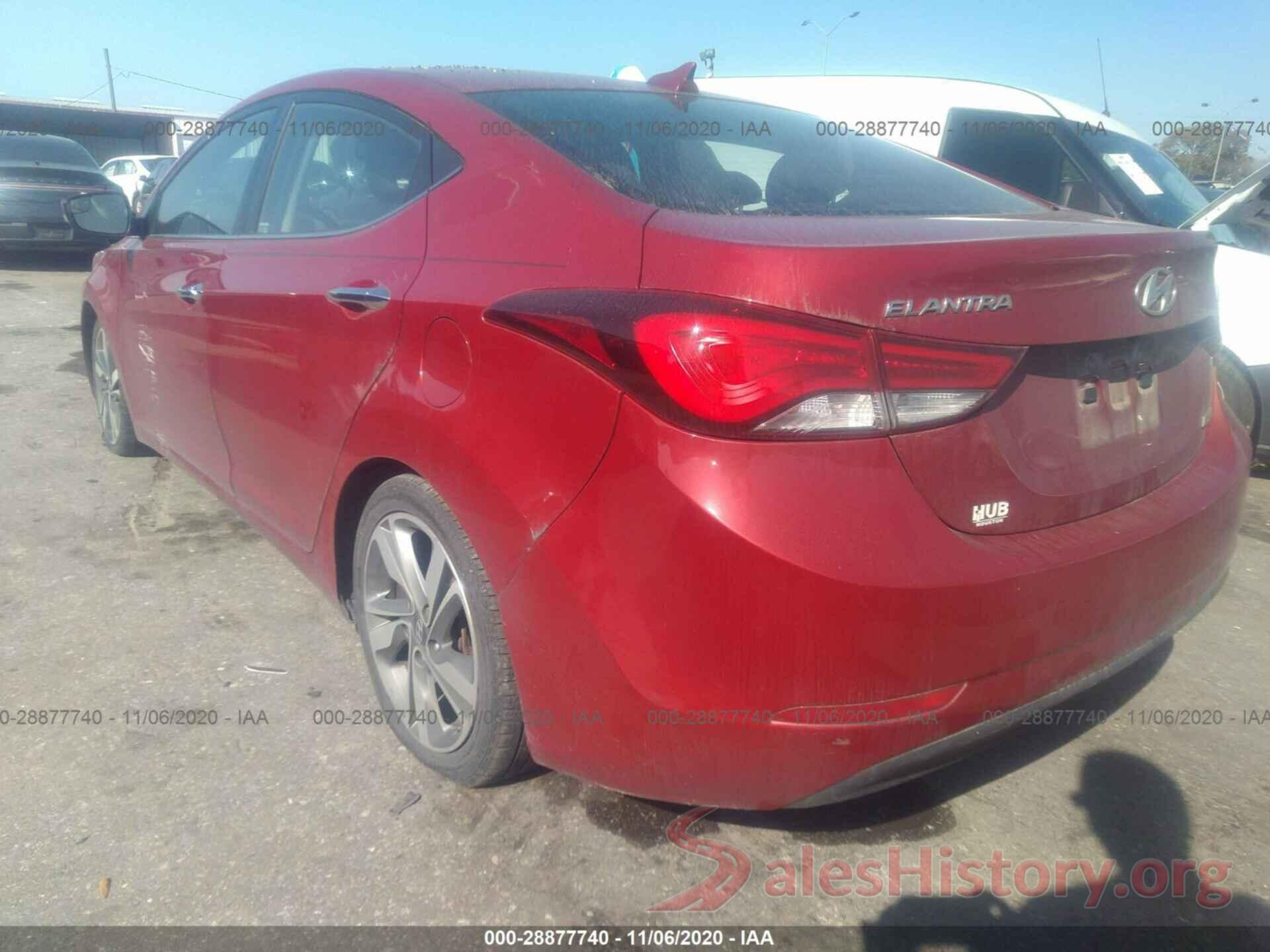 KMHDH4AE0GU599282 2016 HYUNDAI ELANTRA