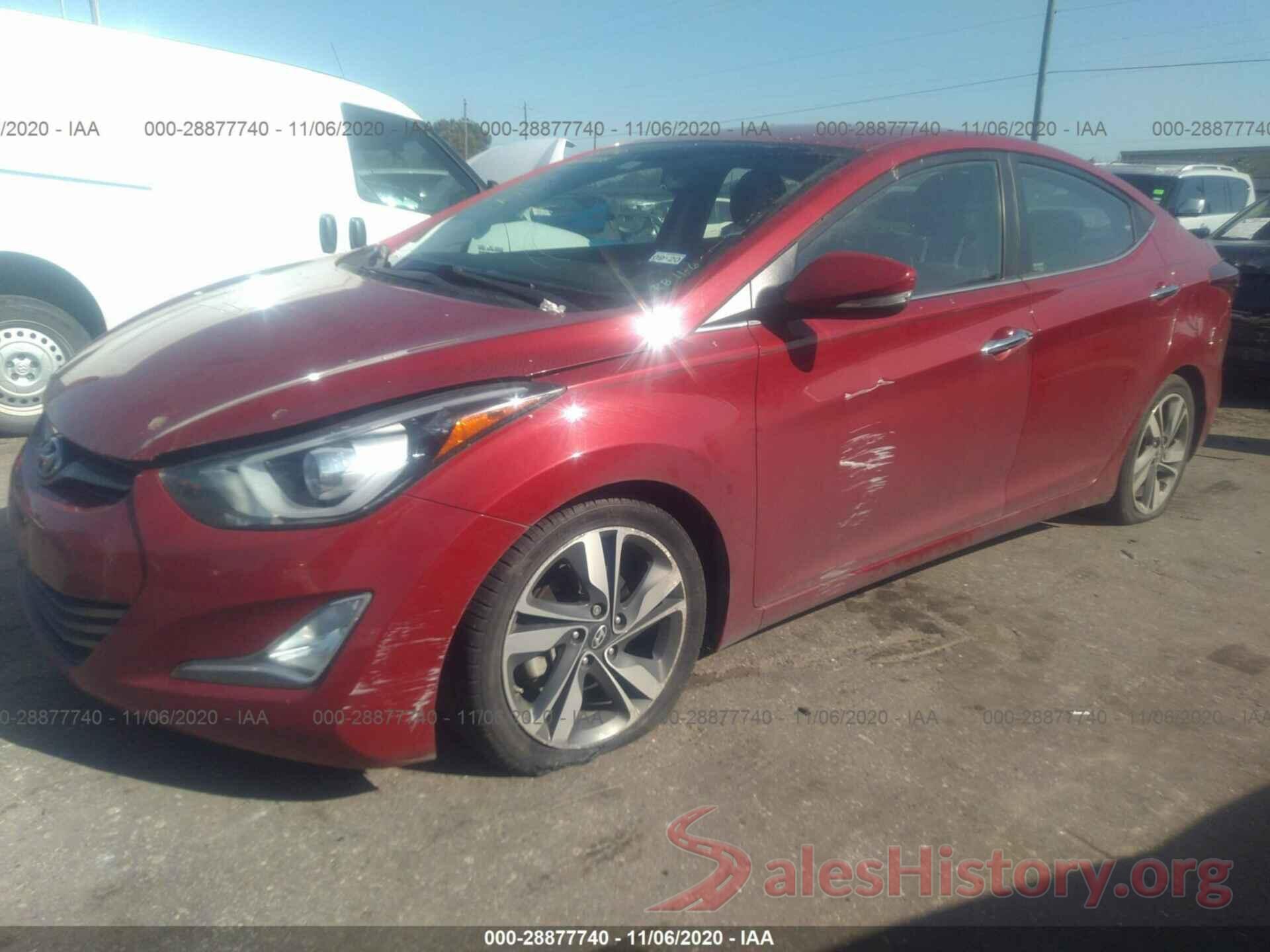 KMHDH4AE0GU599282 2016 HYUNDAI ELANTRA