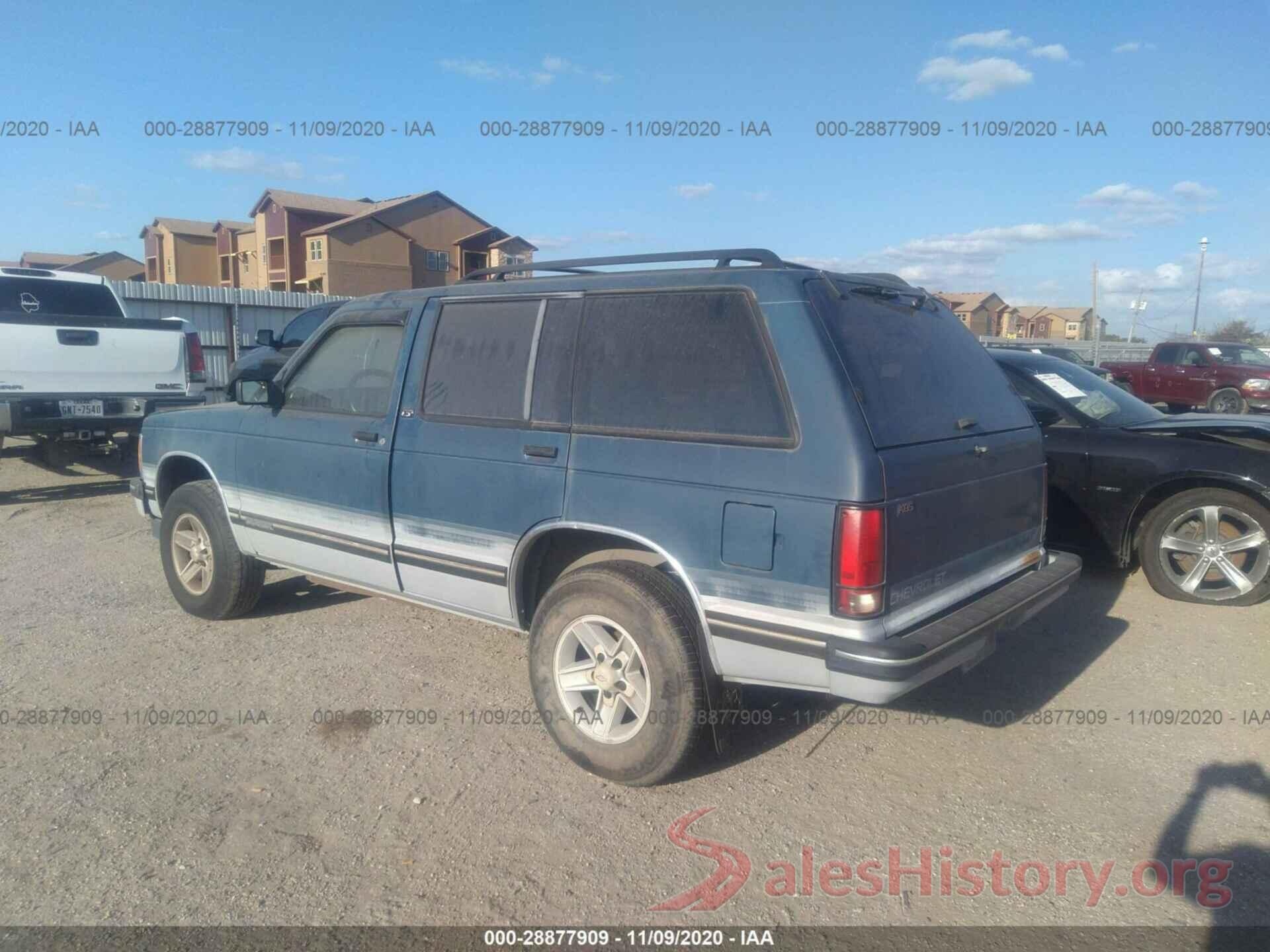 1GNCS13W2P2196140 1993 CHEVROLET BLAZER