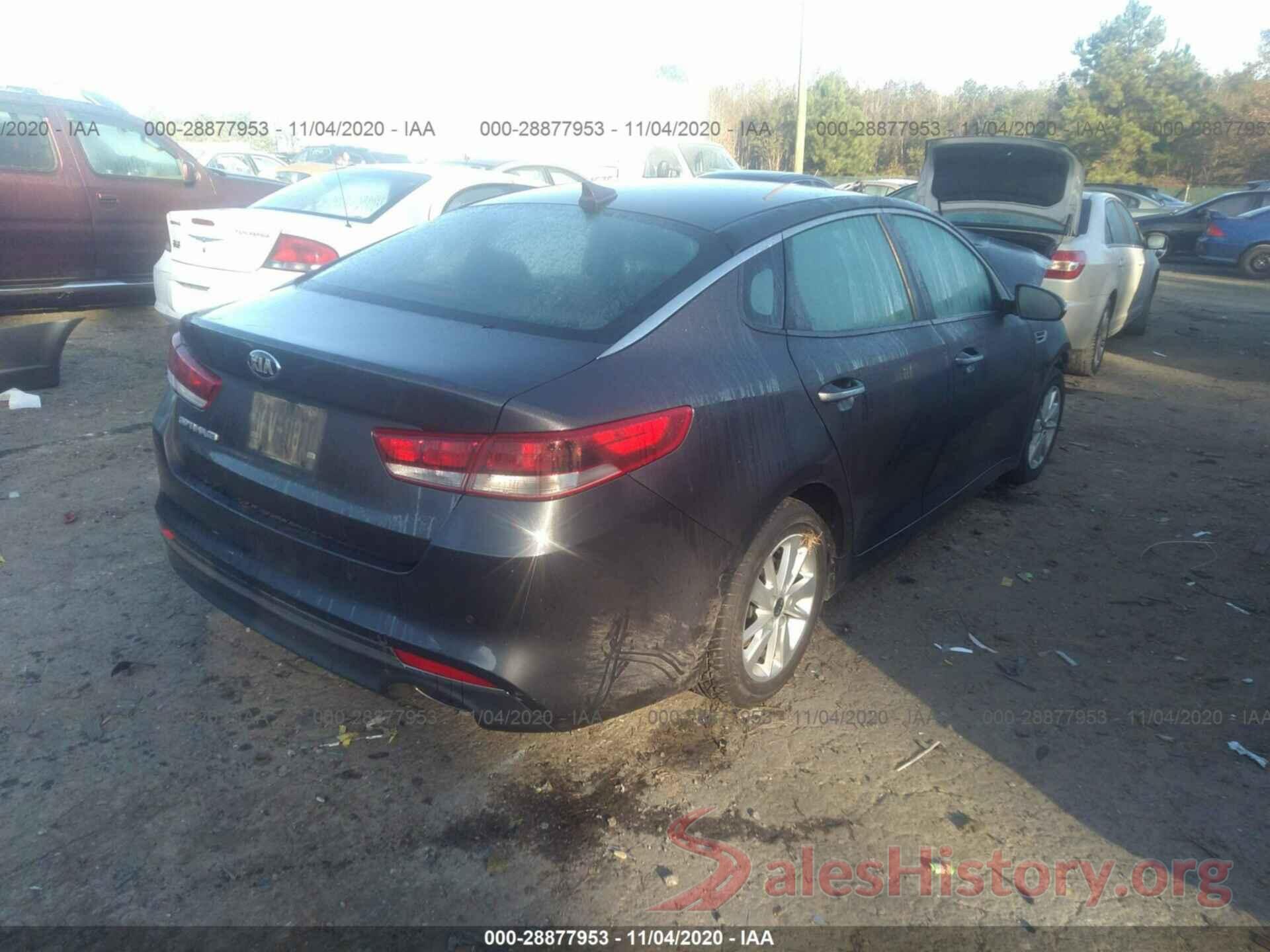 KNAGT4L32J5214184 2018 KIA OPTIMA