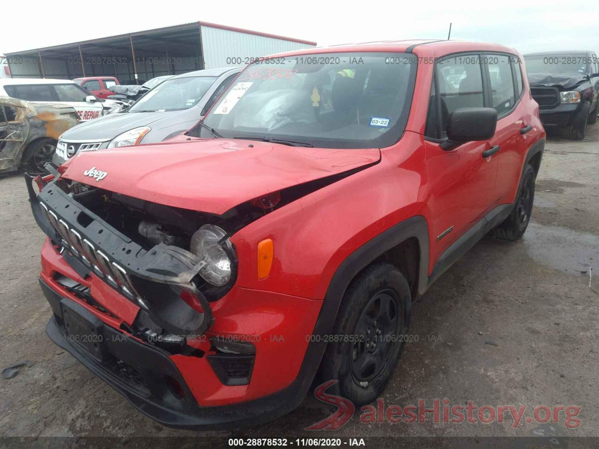 ZACNJAAB2LPL49956 2020 JEEP RENEGADE