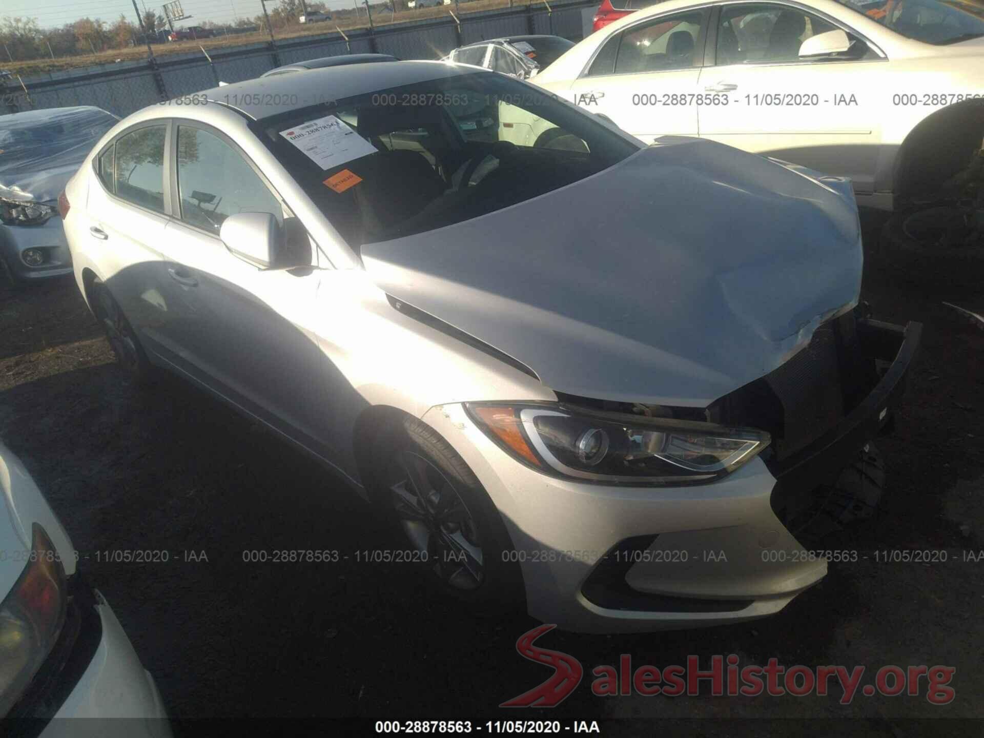 KMHD84LF2JU612823 2018 HYUNDAI ELANTRA