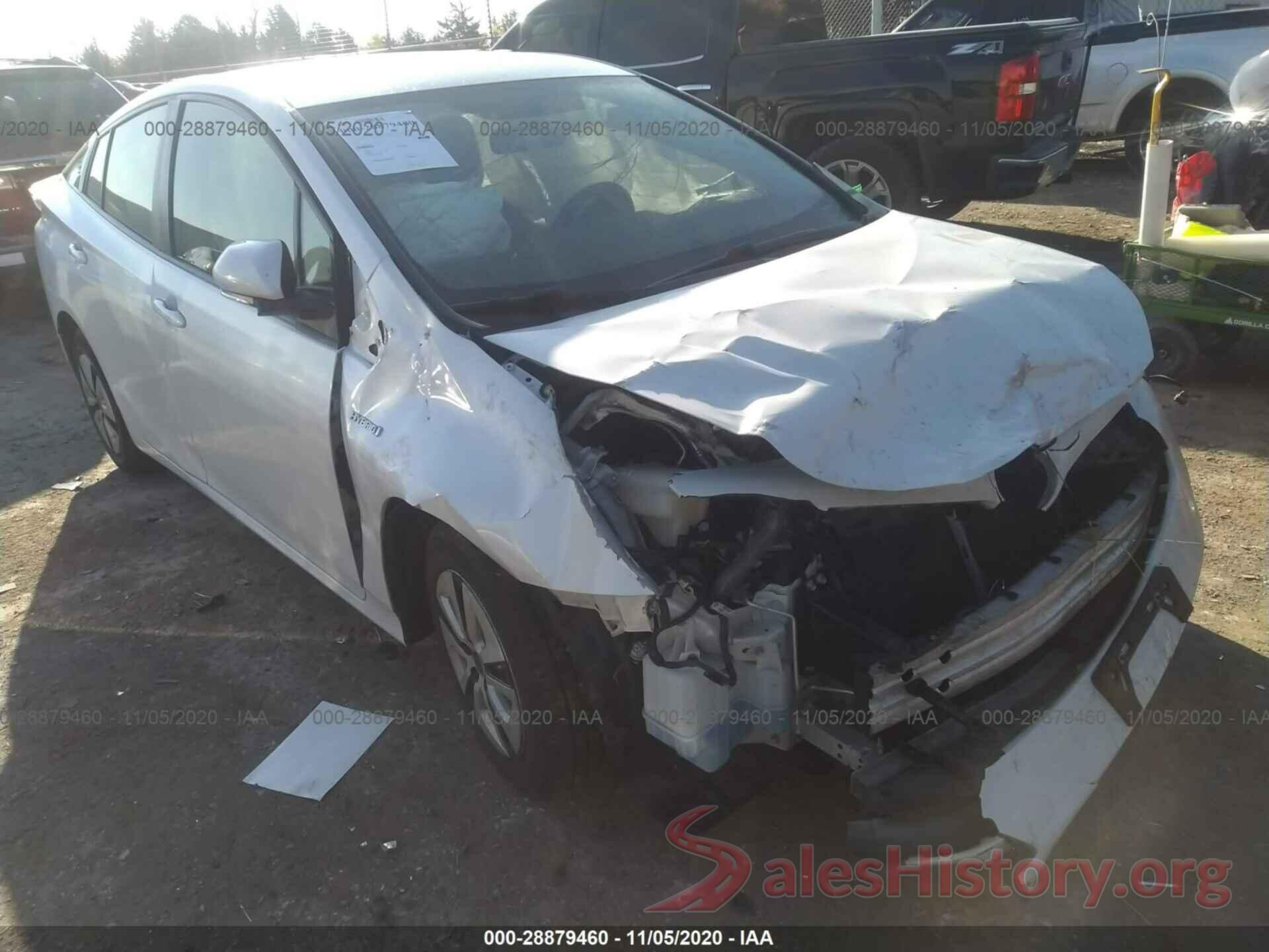 JTDKBRFU8G3508405 2016 TOYOTA PRIUS