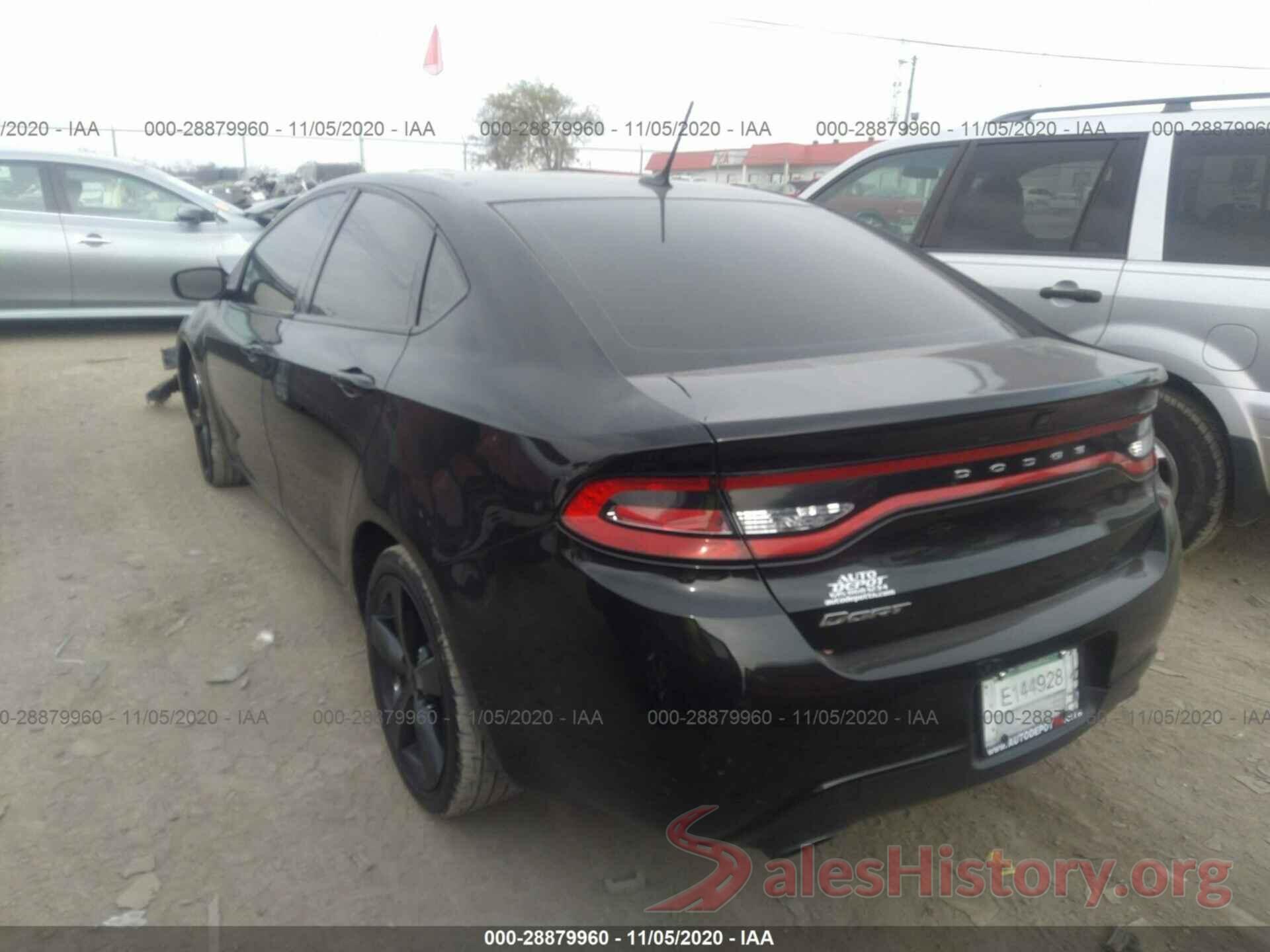 1C3CDFBB9GD645353 2016 DODGE DART