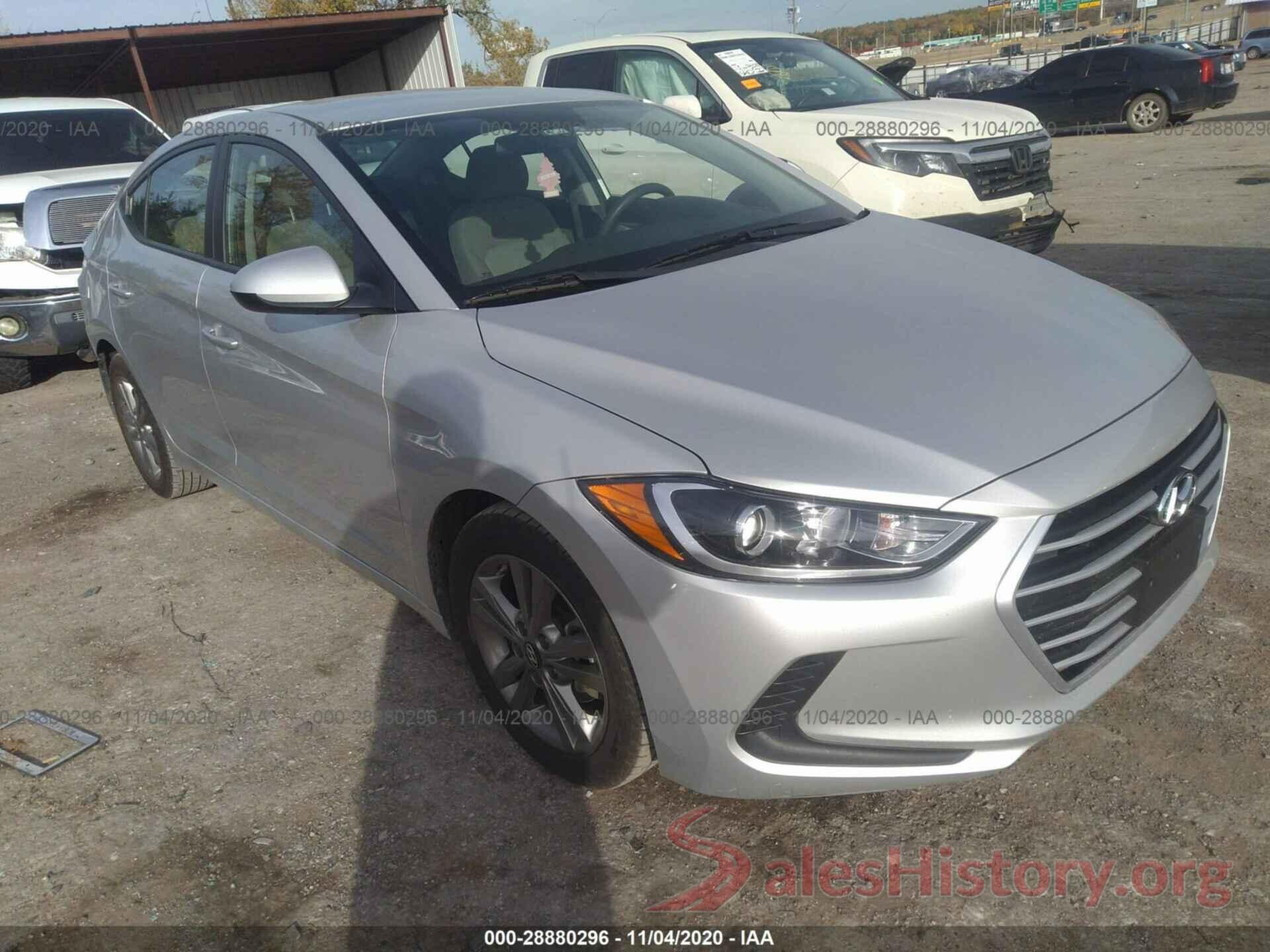 5NPD84LF4JH242991 2018 HYUNDAI ELANTRA