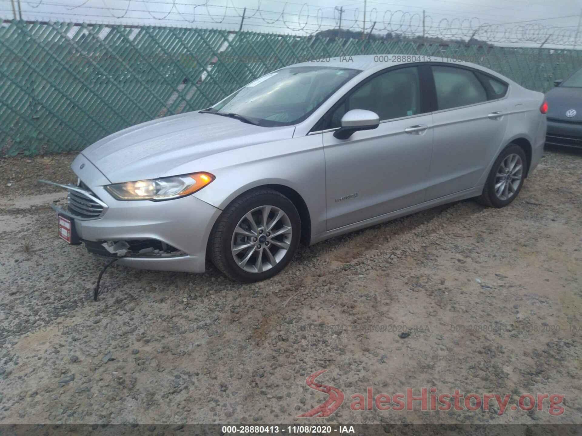 3FA6P0LU4HR280088 2017 FORD FUSION