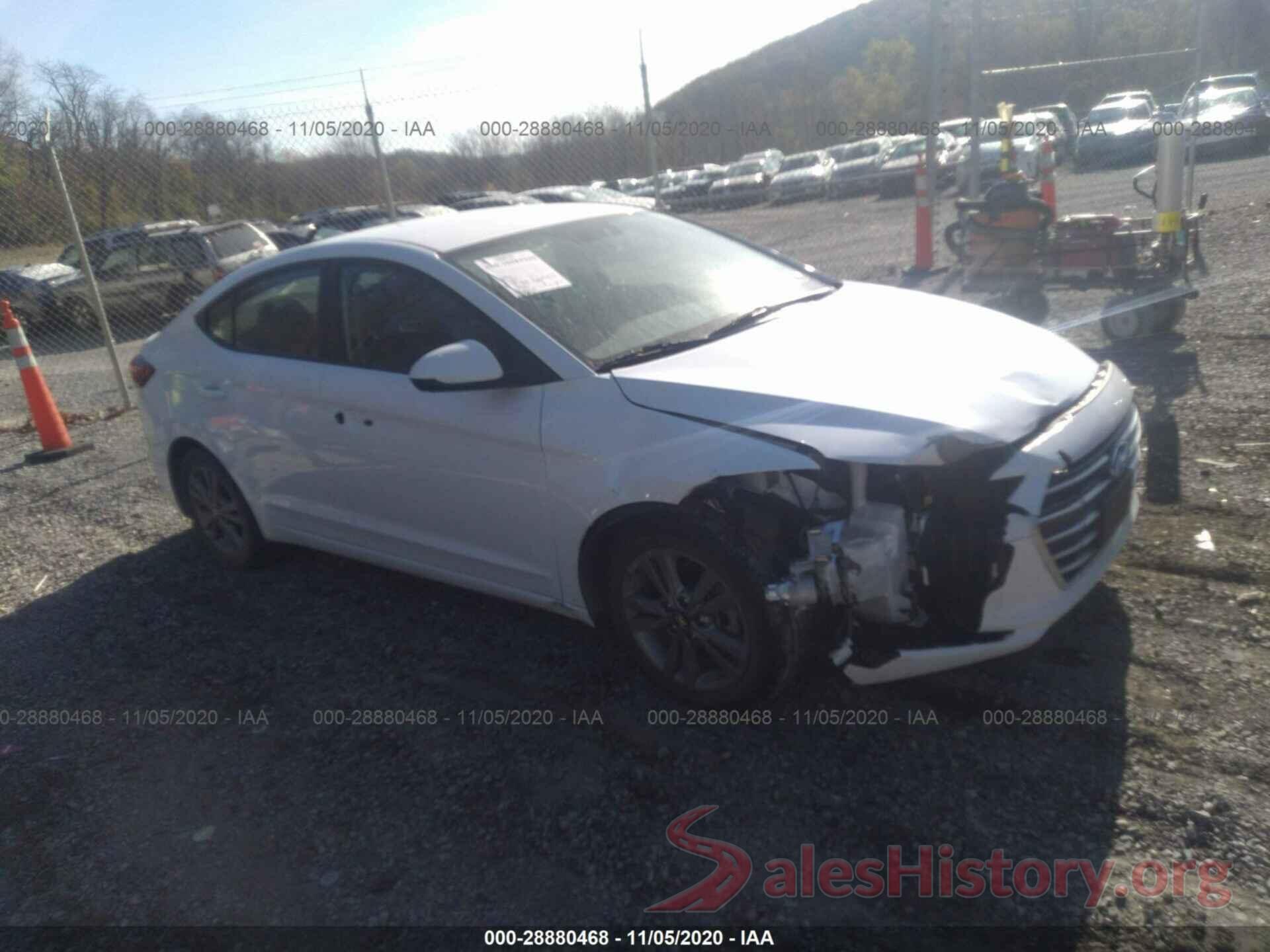 5NPD84LF9JH295086 2018 HYUNDAI ELANTRA