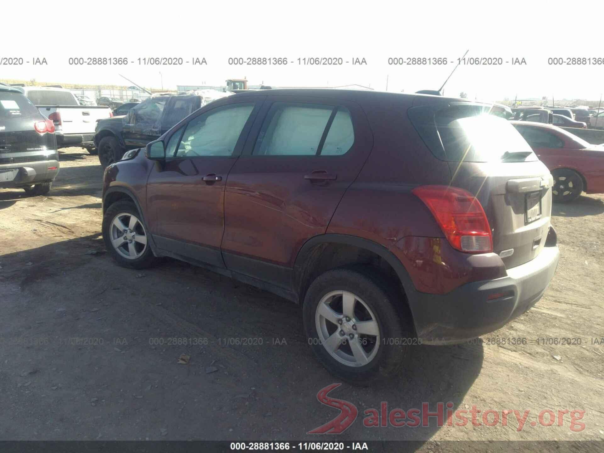 3GNCJNSB2GL246297 2016 CHEVROLET TRAX