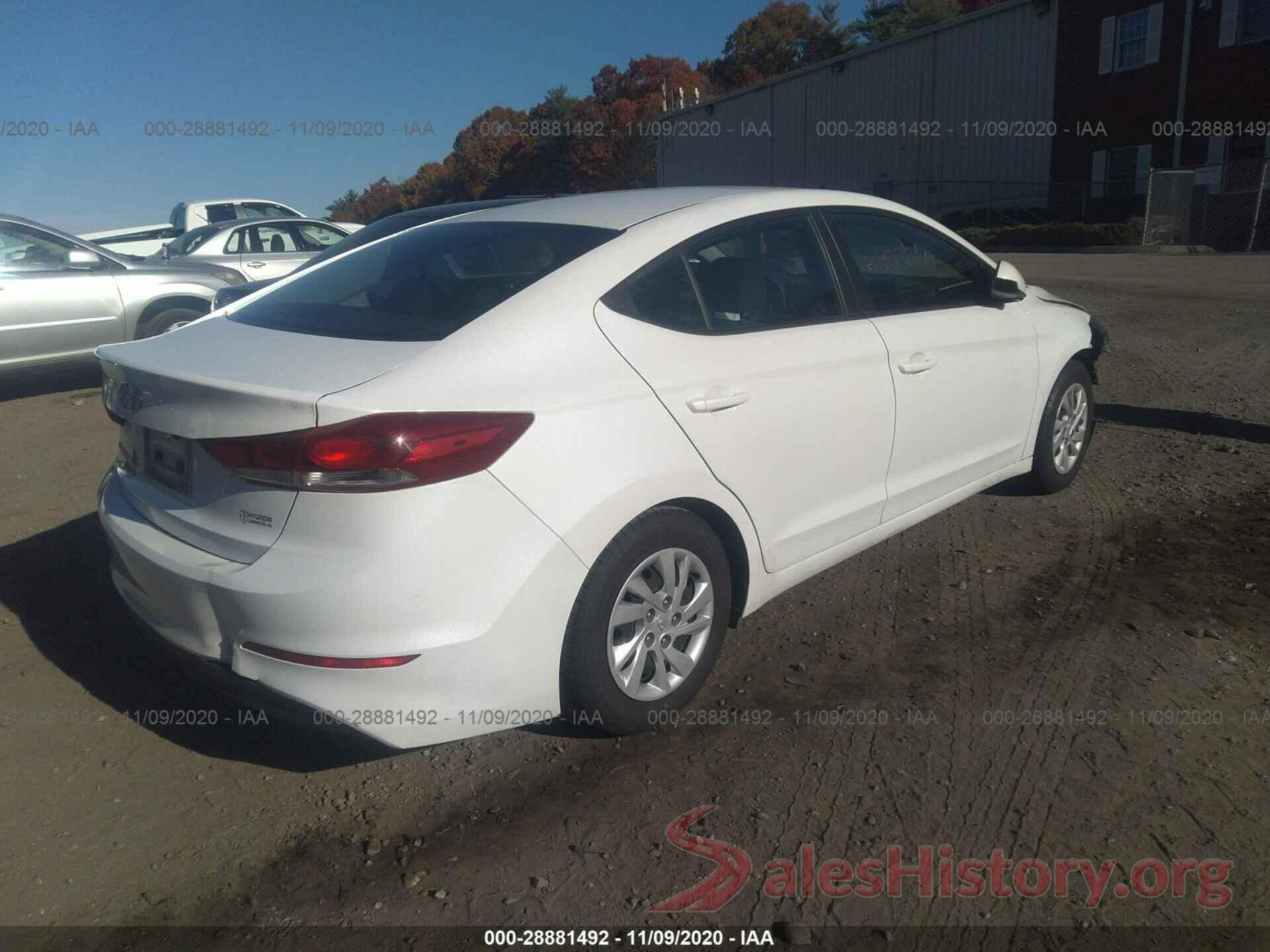 5NPD74LF7JH341095 2018 HYUNDAI ELANTRA