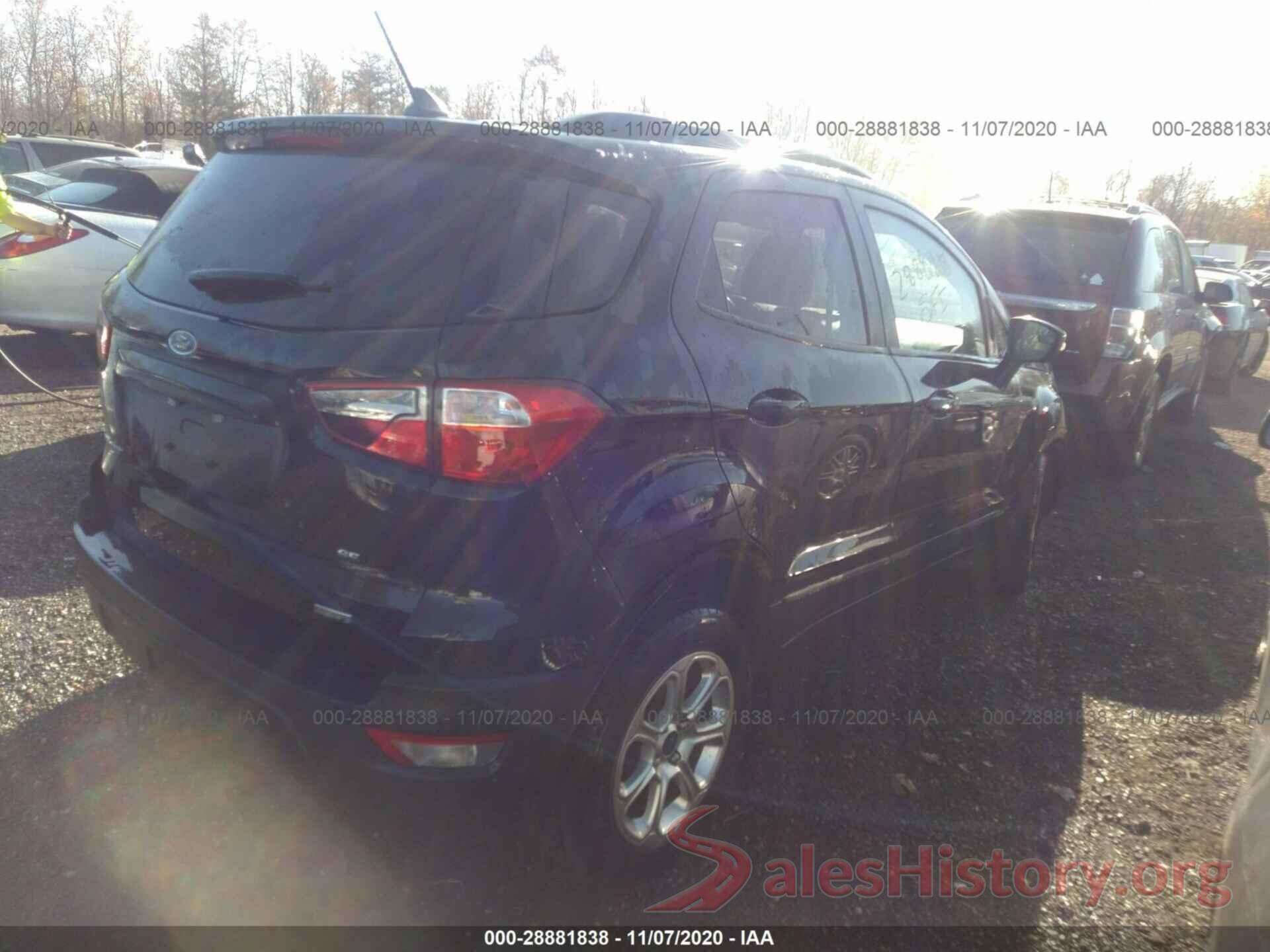 MAJ3S2GE7KC275506 2019 FORD ECOSPORT