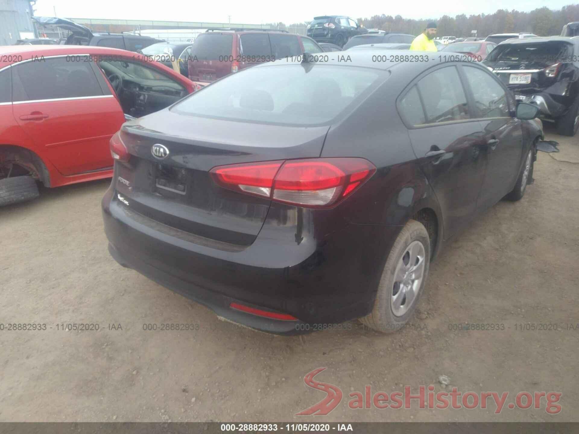 3KPFK4A79HE013288 2017 KIA FORTE