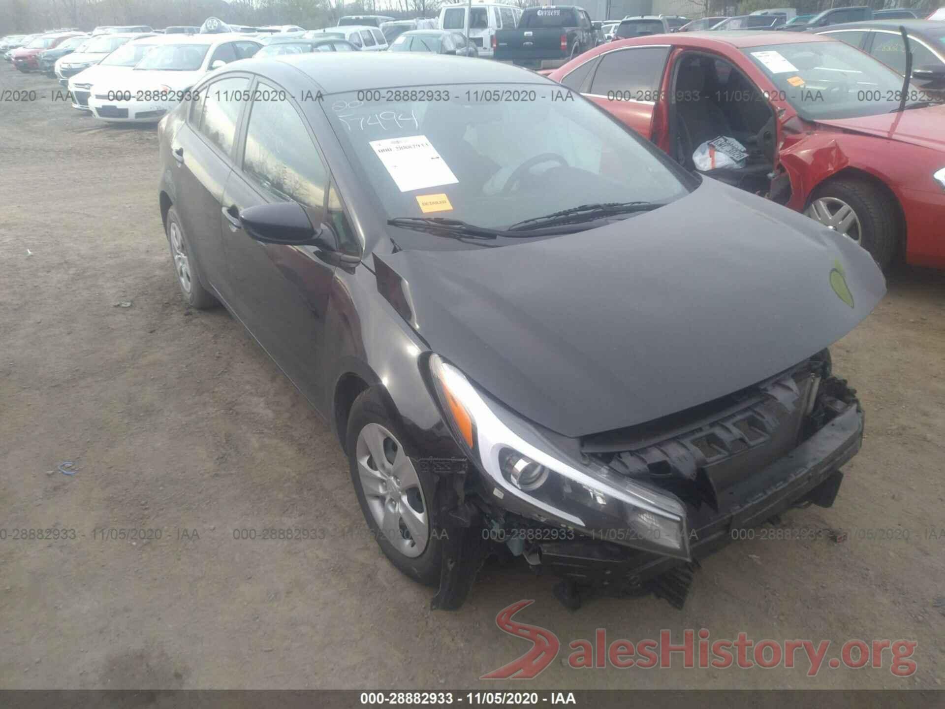 3KPFK4A79HE013288 2017 KIA FORTE