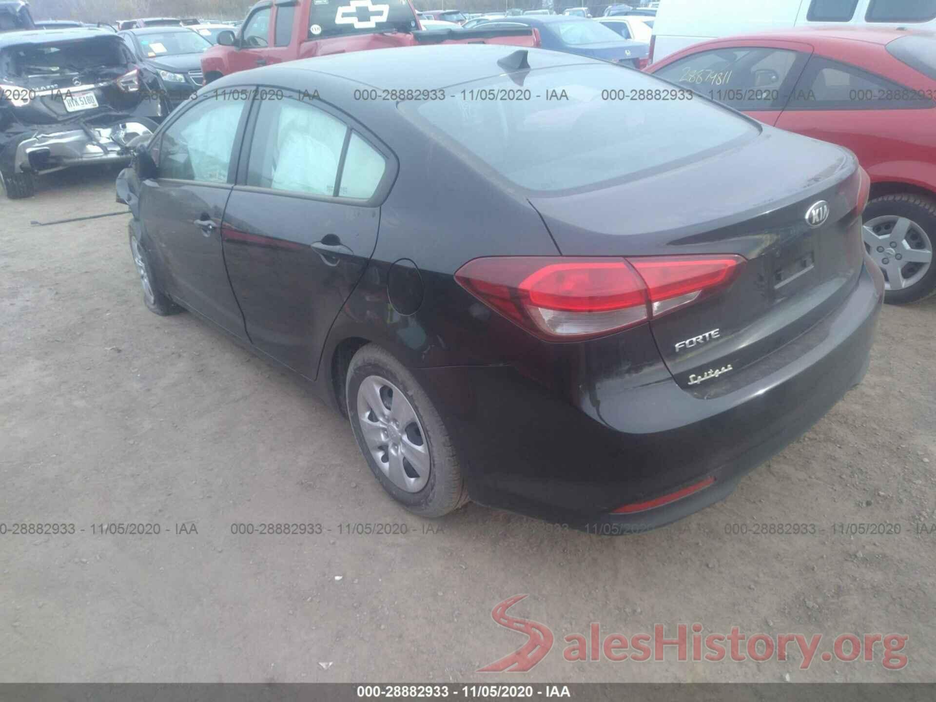 3KPFK4A79HE013288 2017 KIA FORTE