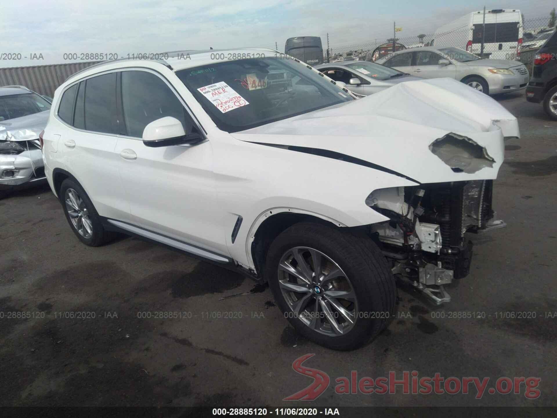 5UXTR7C56KLF26493 2019 BMW X3