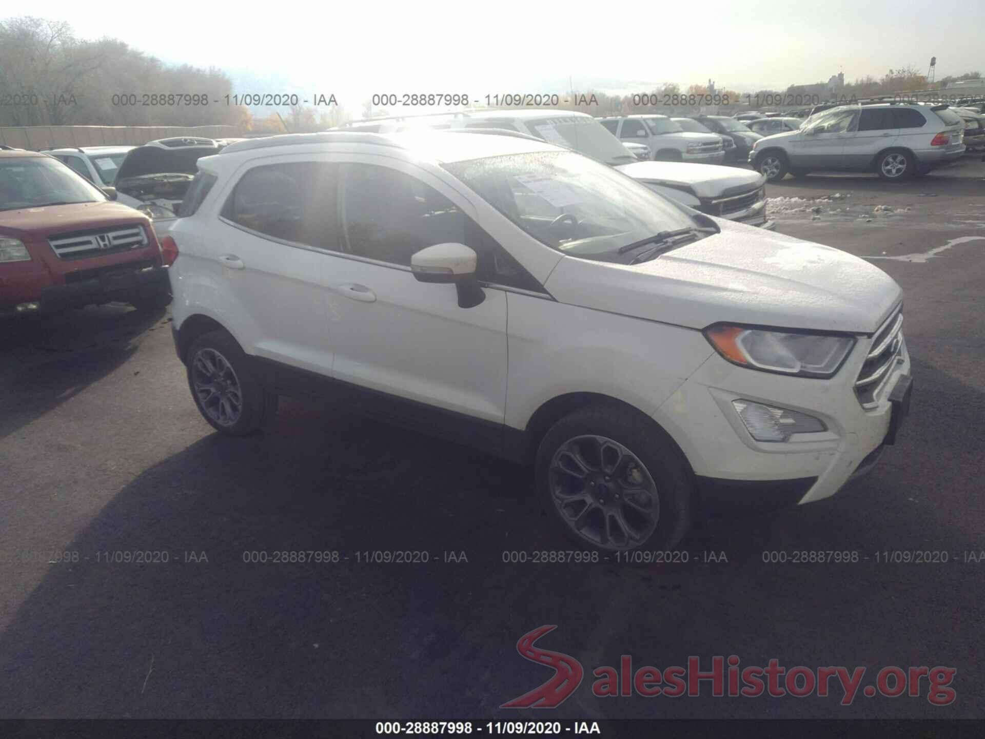 MAJ6S3KLXKC268025 2019 FORD ECOSPORT