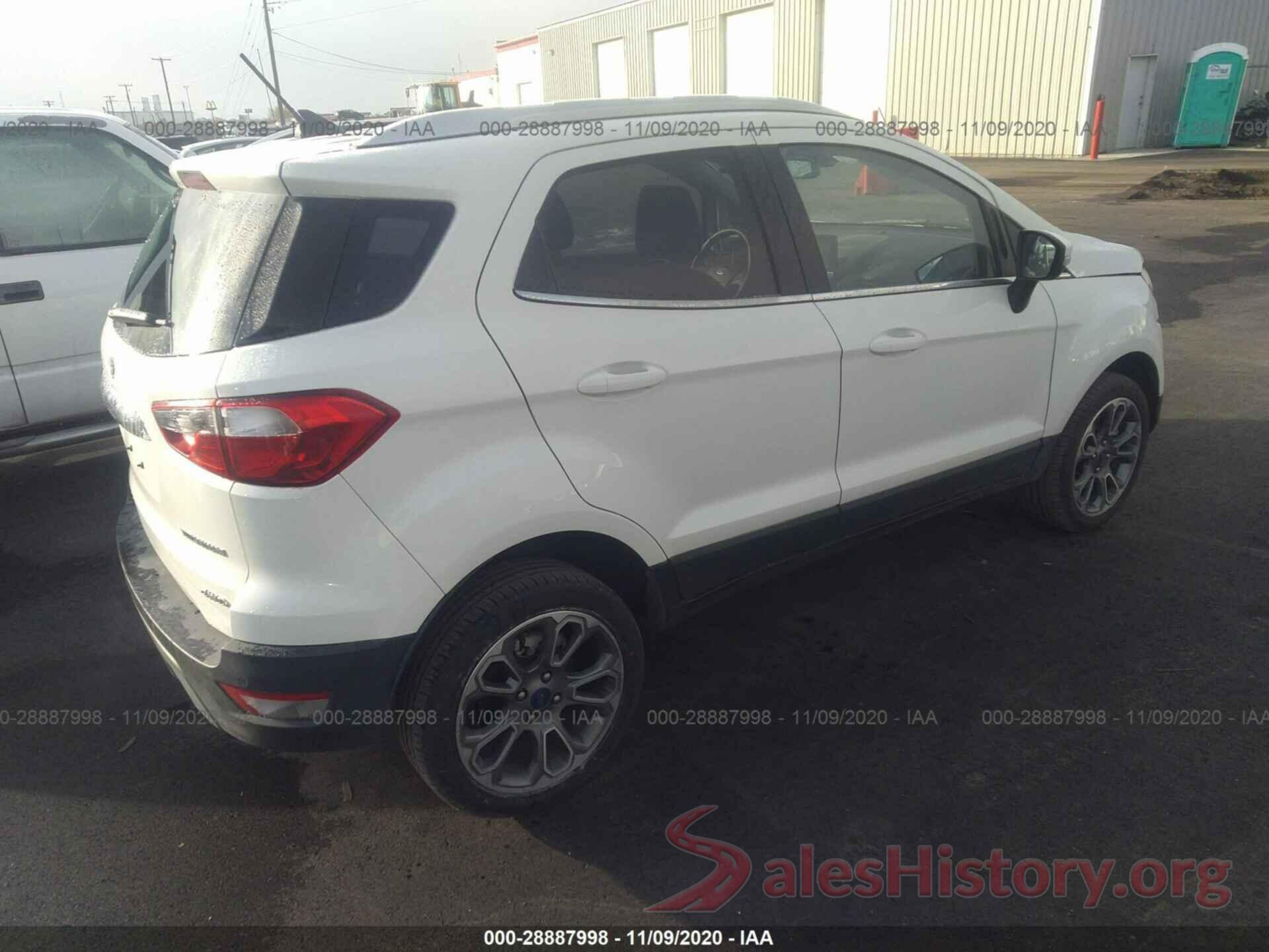 MAJ6S3KLXKC268025 2019 FORD ECOSPORT