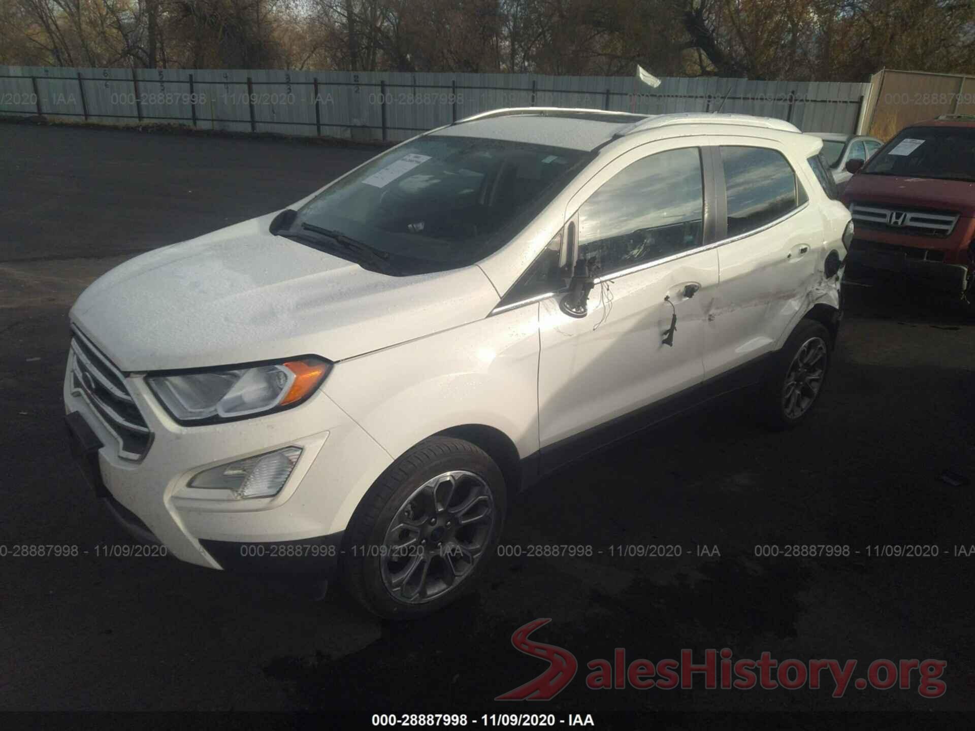 MAJ6S3KLXKC268025 2019 FORD ECOSPORT