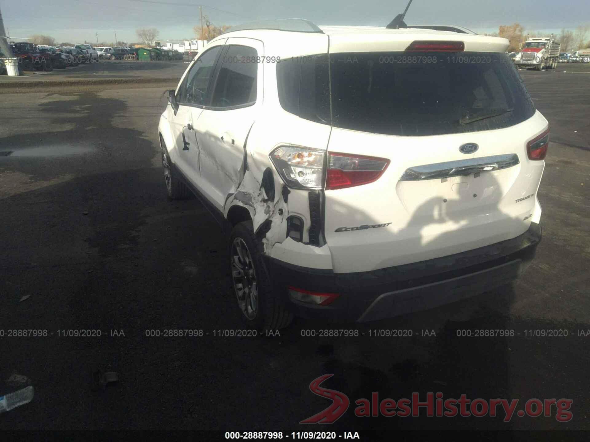 MAJ6S3KLXKC268025 2019 FORD ECOSPORT