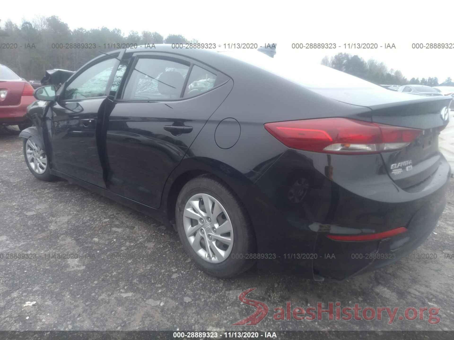 5NPD74LF7HH158631 2017 HYUNDAI ELANTRA