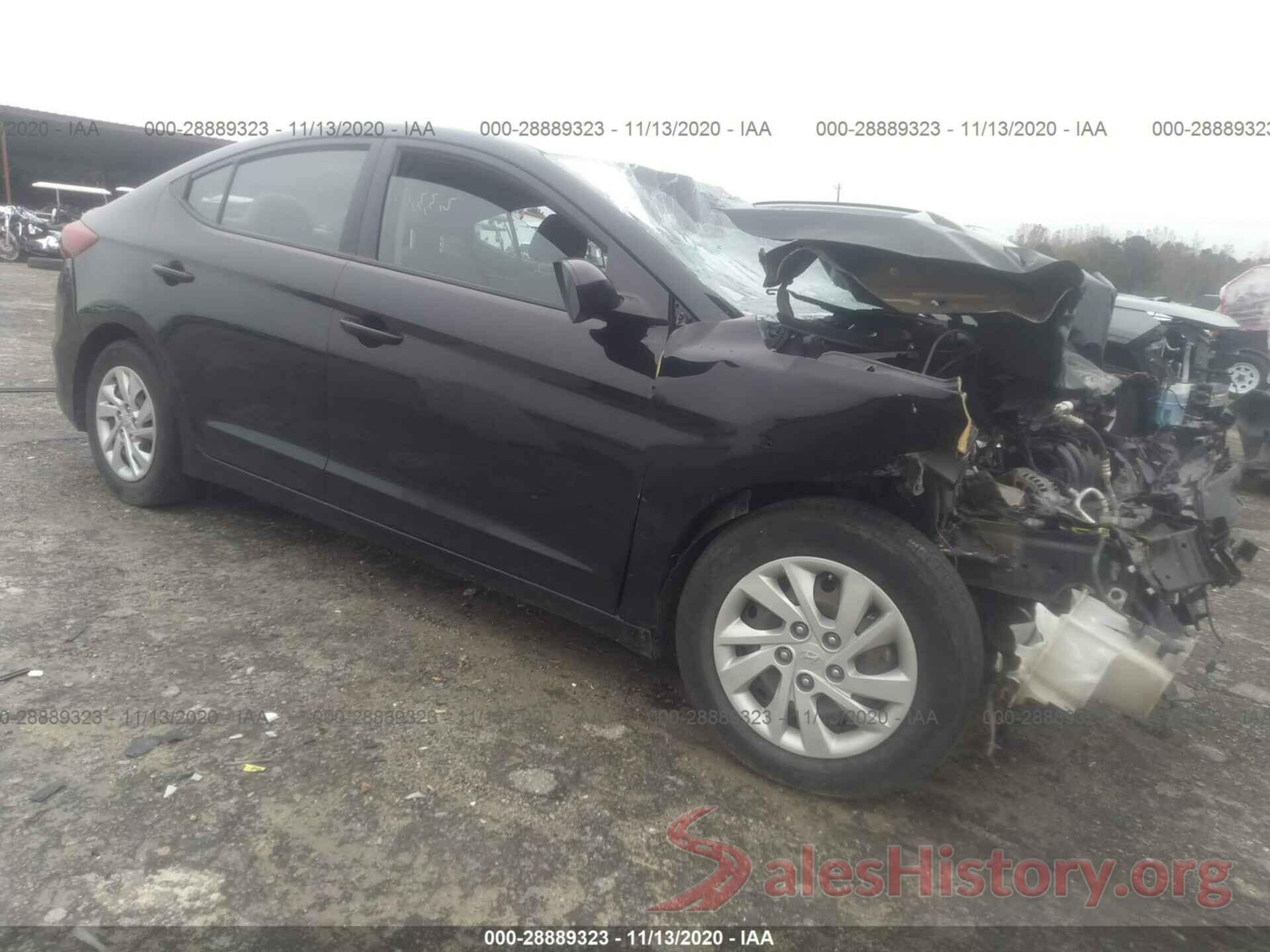 5NPD74LF7HH158631 2017 HYUNDAI ELANTRA