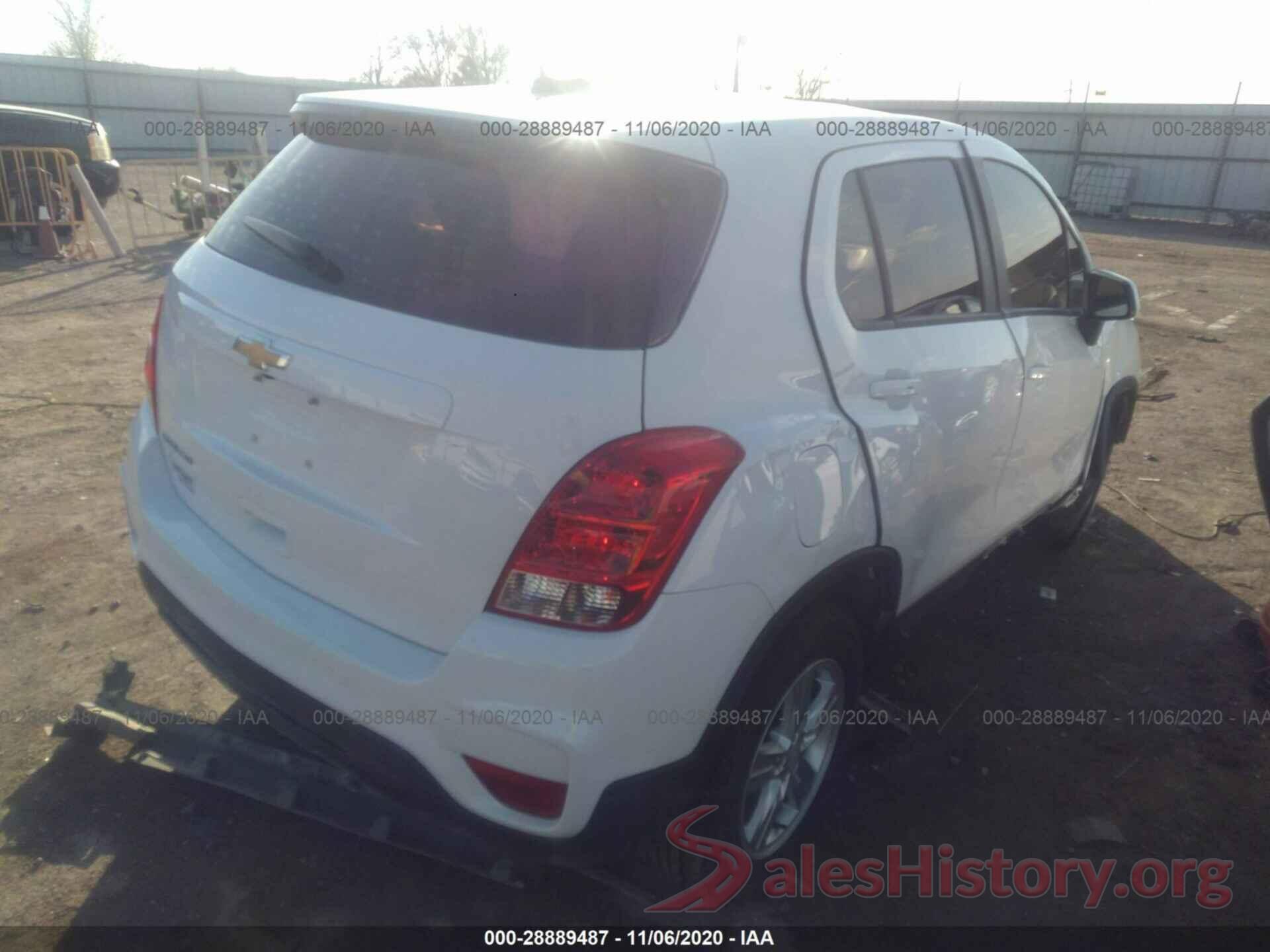 KL7CJNSB7JB596085 2018 CHEVROLET TRAX