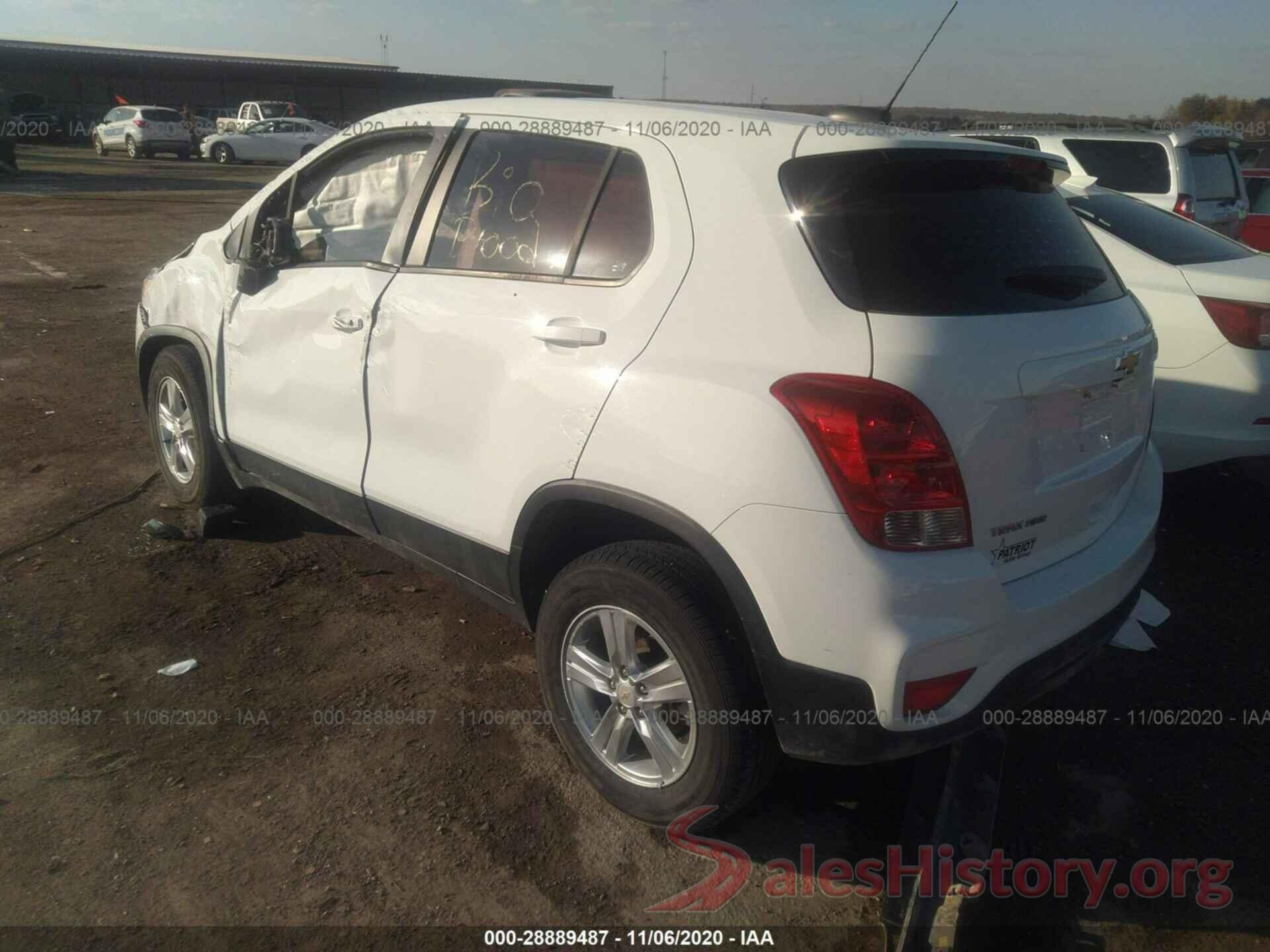 KL7CJNSB7JB596085 2018 CHEVROLET TRAX