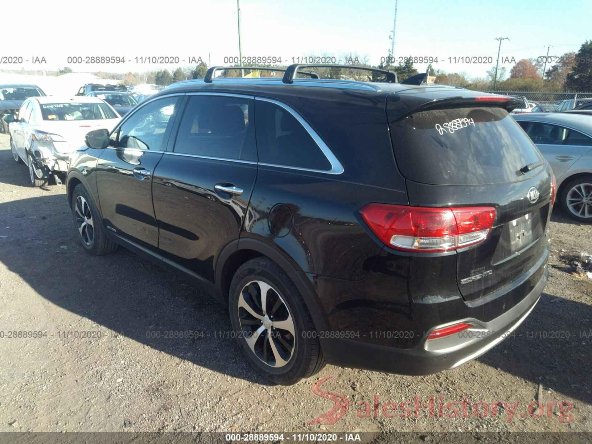 5XYPHDA5XHG271016 2017 KIA SORENTO