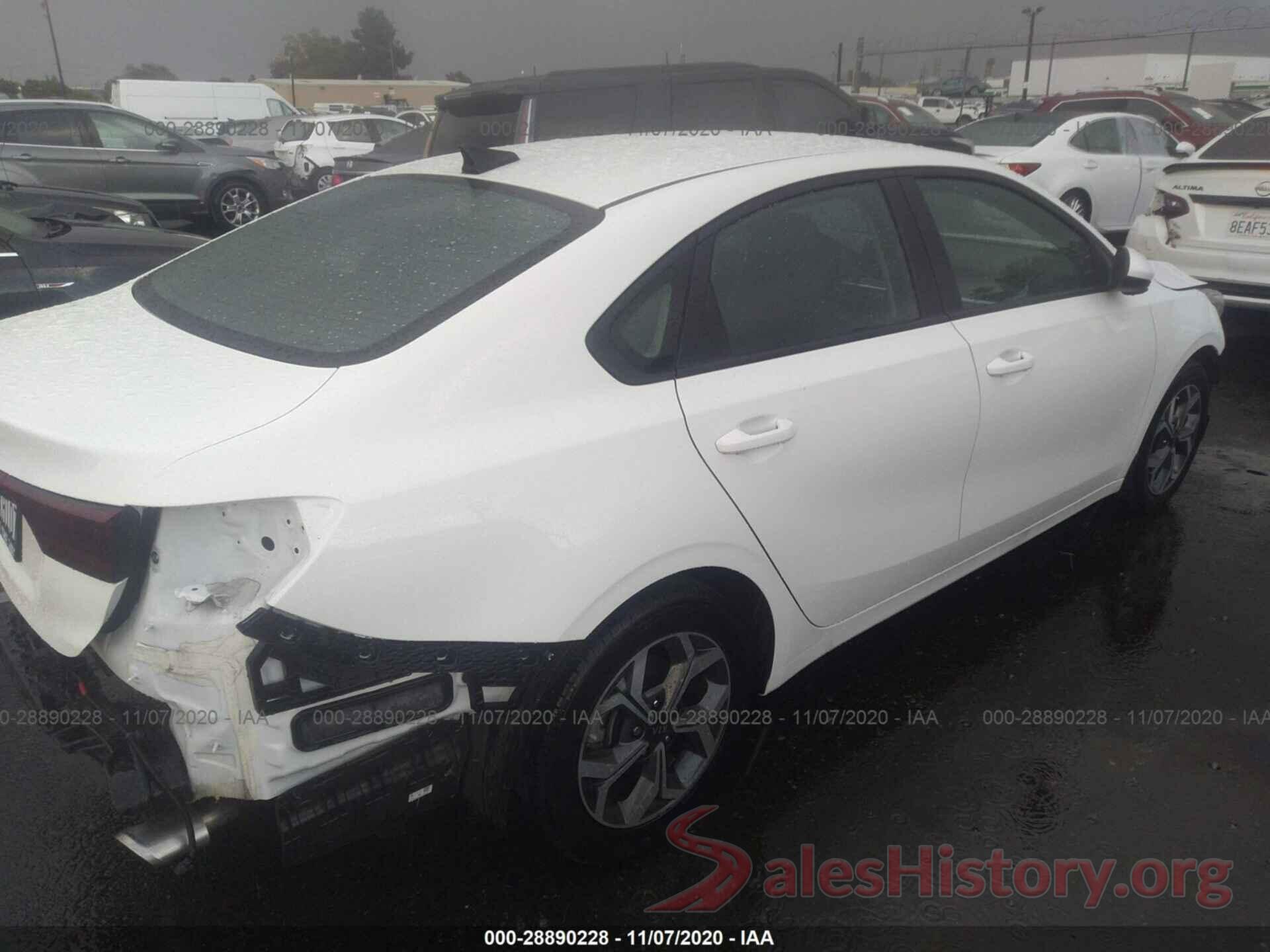 3KPF24ADXKE080155 2019 KIA FORTE