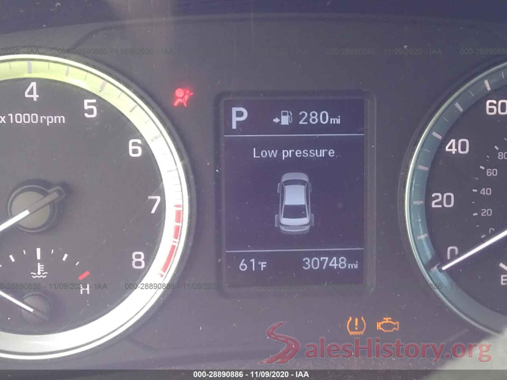 5NPE24AF2KH762097 2019 HYUNDAI SONATA