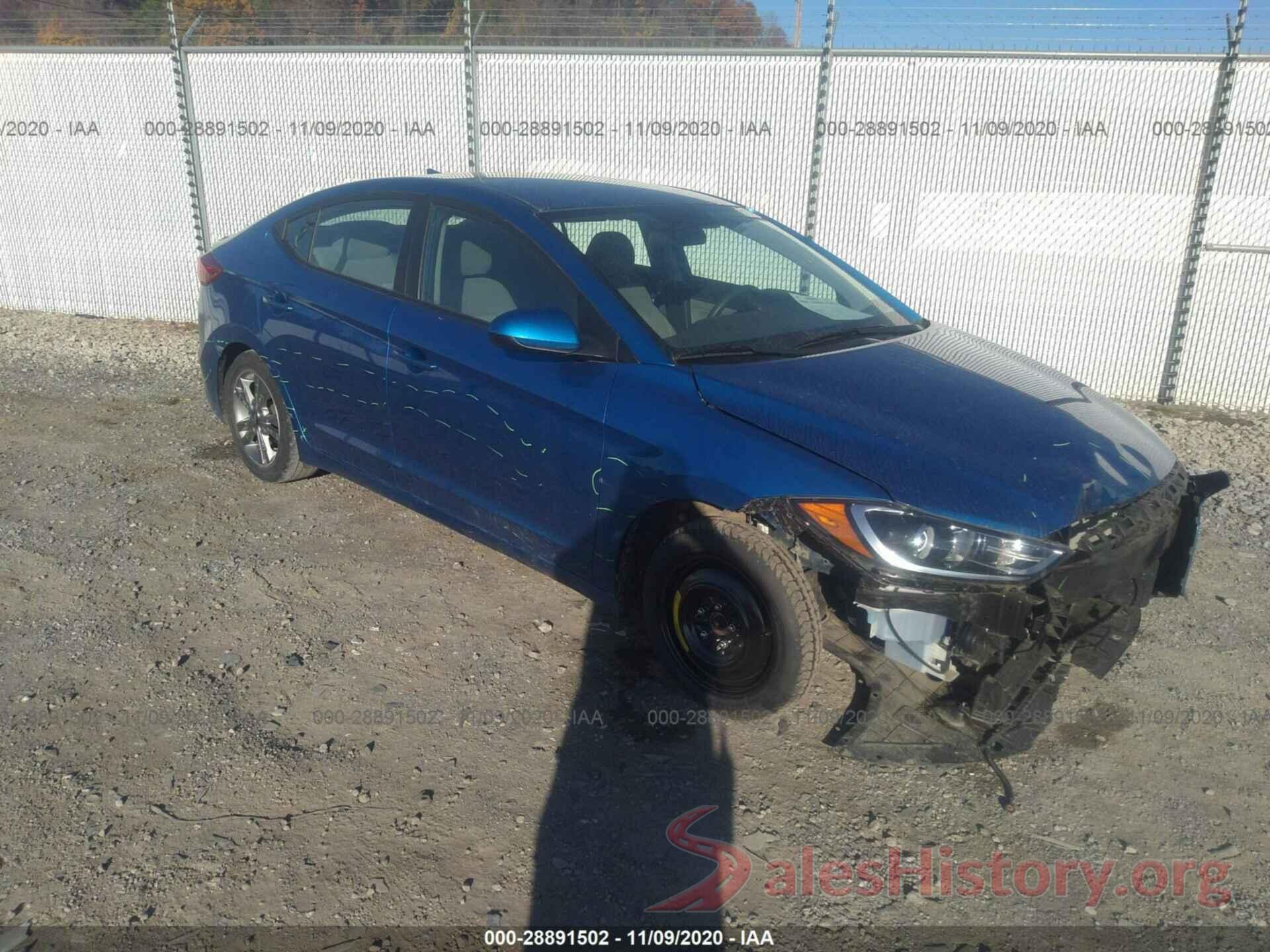 5NPD84LF2JH339316 2018 HYUNDAI ELANTRA