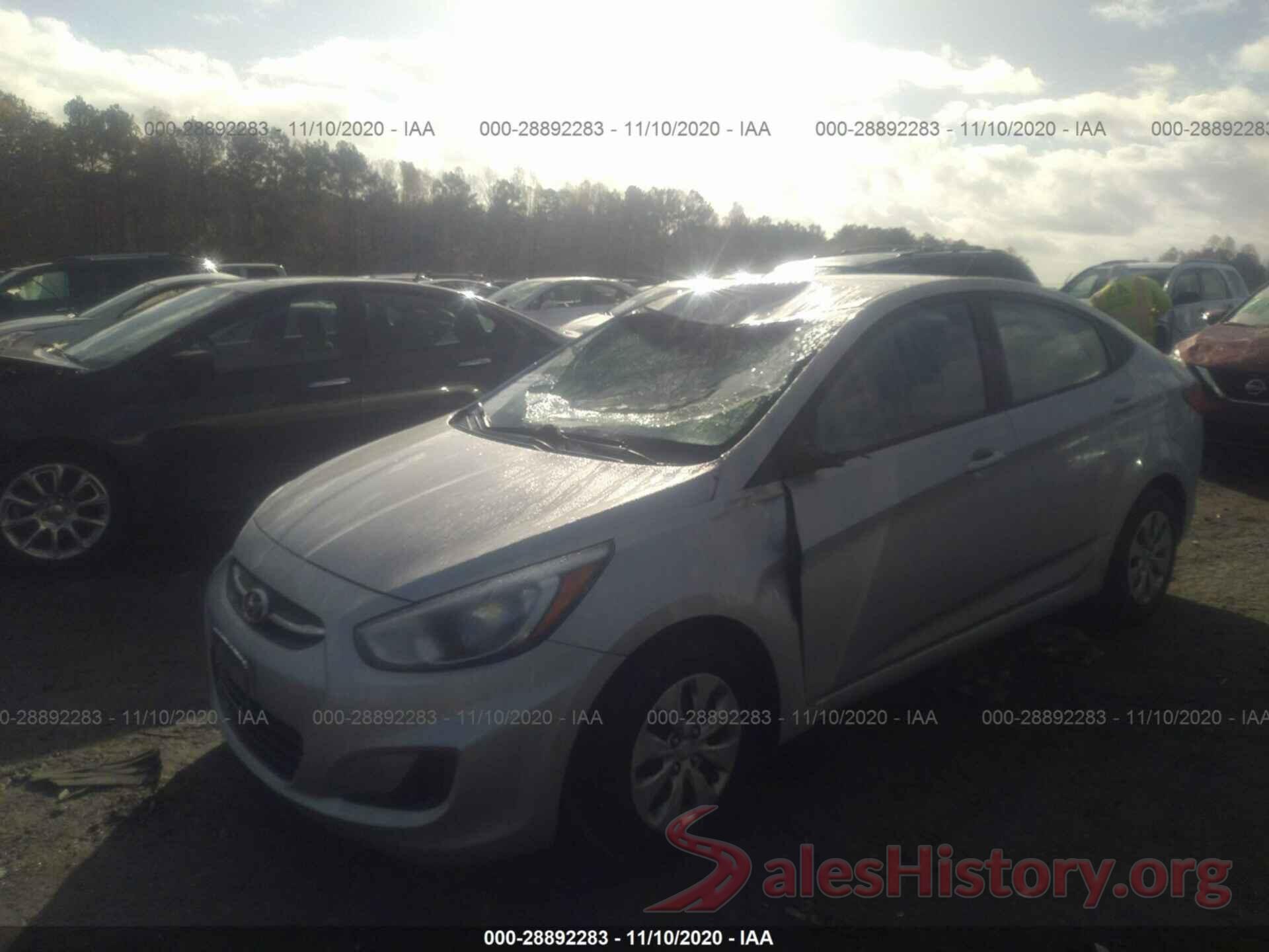 KMHCT4AE7HU193169 2017 HYUNDAI ACCENT