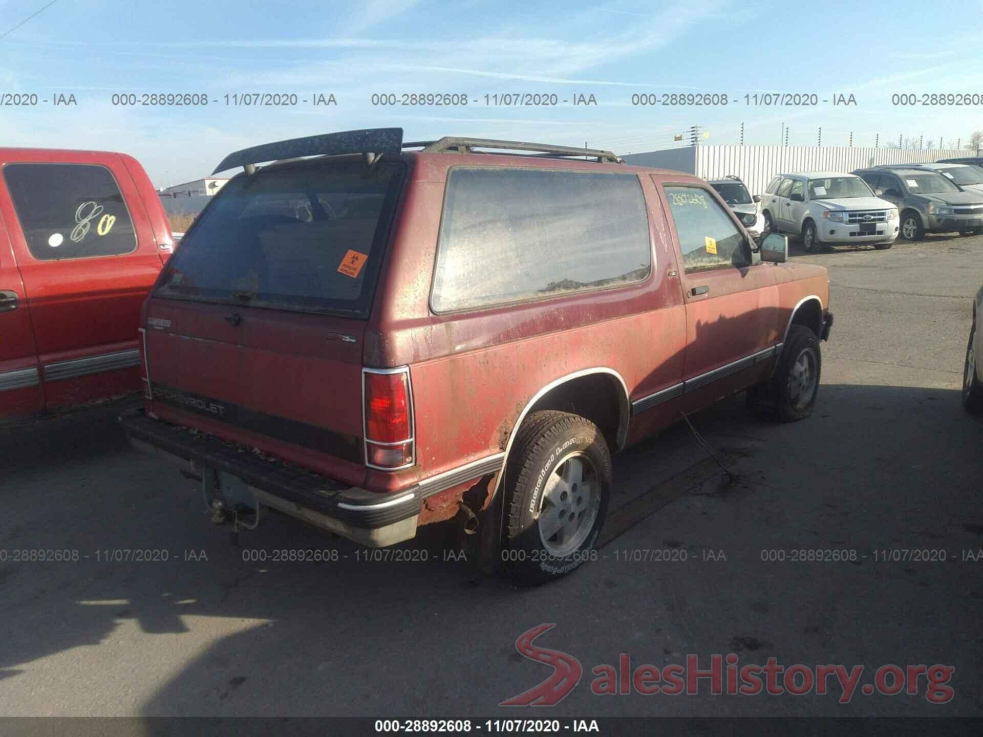 1GNCT18Z9M8166657 1991 CHEVROLET BLAZER