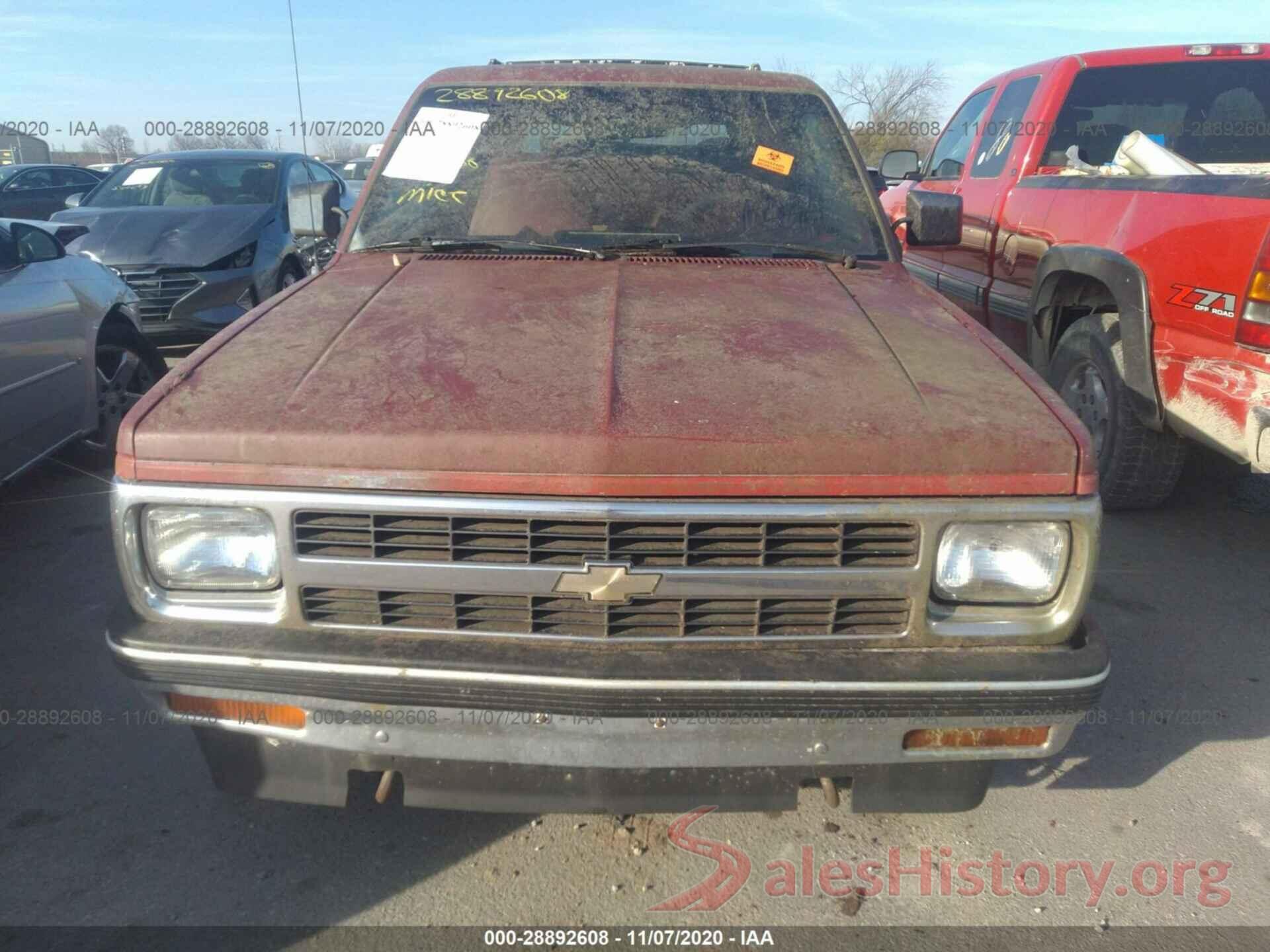 1GNCT18Z9M8166657 1991 CHEVROLET BLAZER