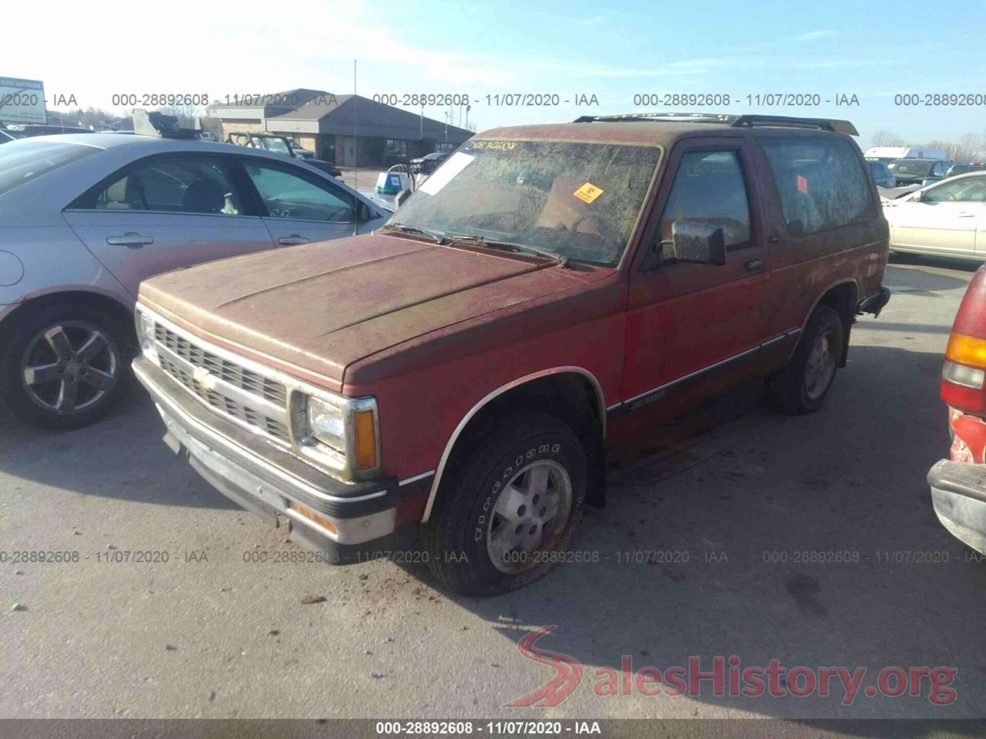 1GNCT18Z9M8166657 1991 CHEVROLET BLAZER