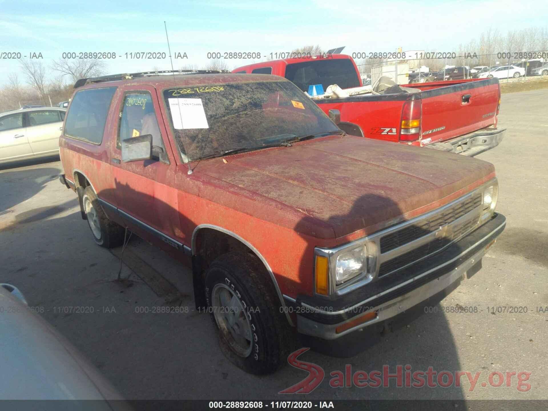 1GNCT18Z9M8166657 1991 CHEVROLET BLAZER