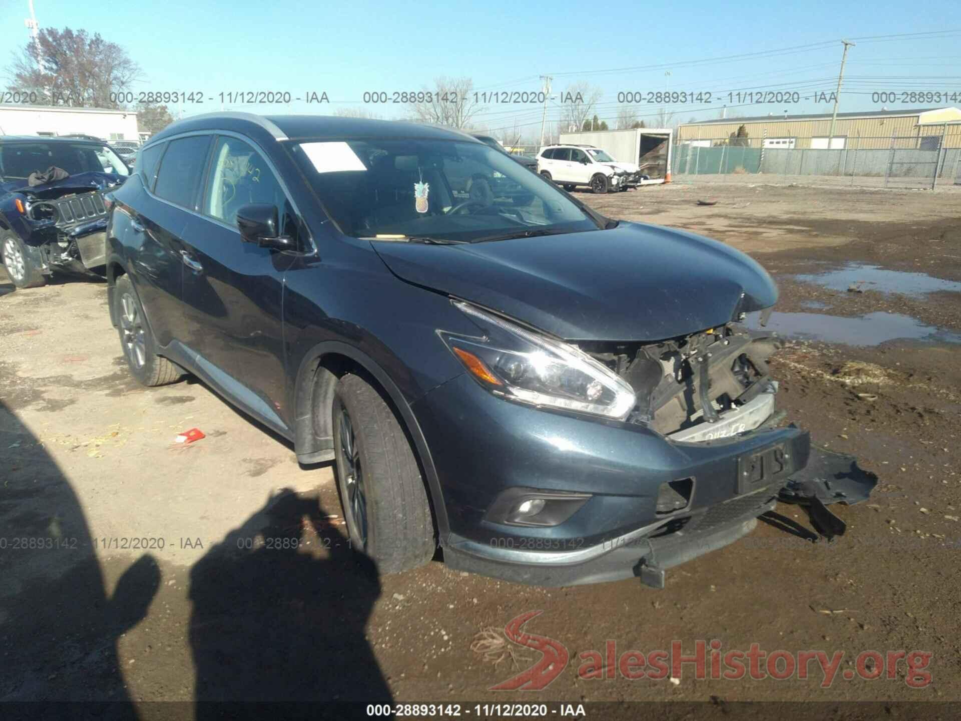 5N1AZ2MH2JN170981 2018 NISSAN MURANO