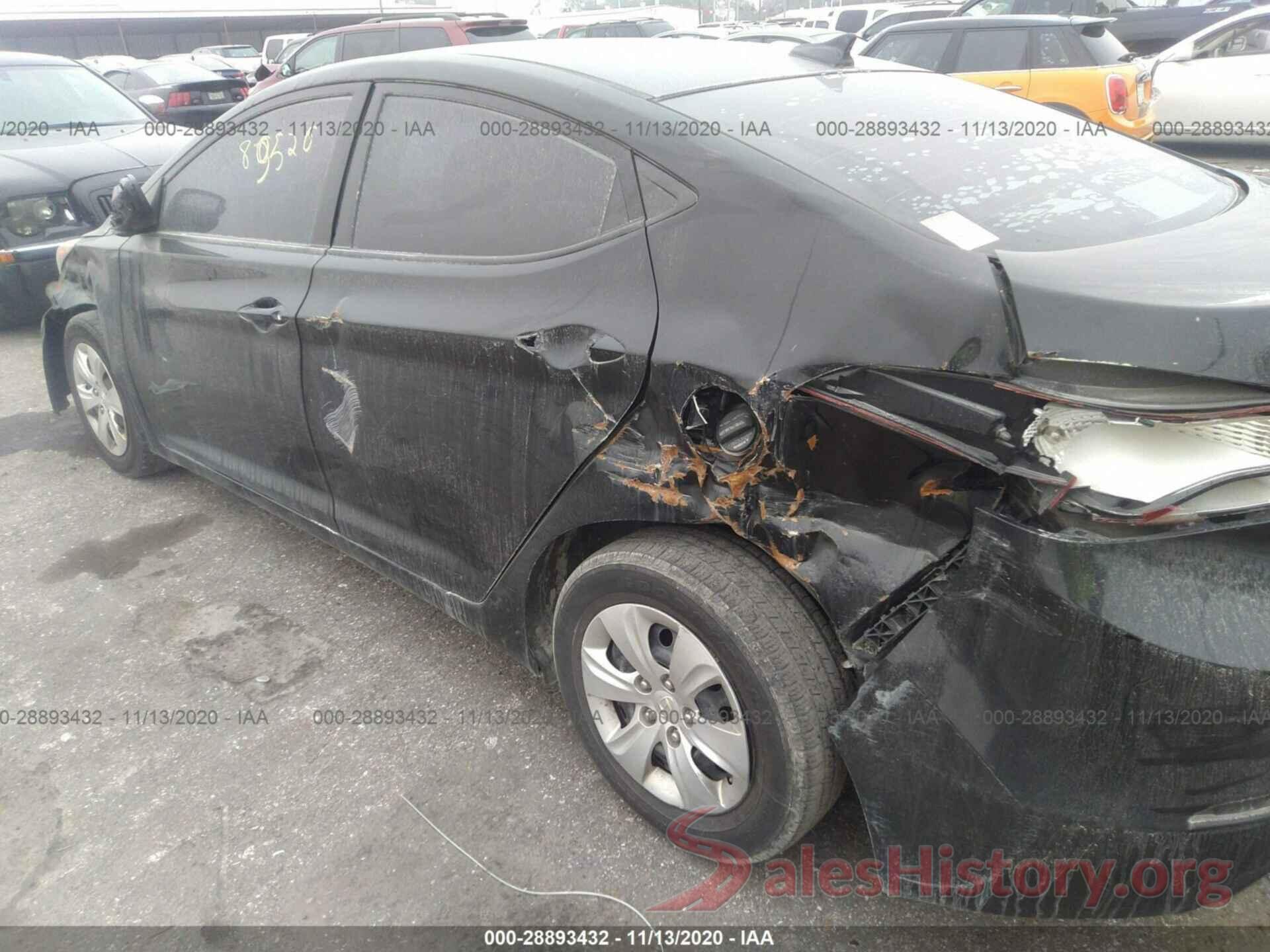 KMHDH4AE2GU626675 2016 HYUNDAI ELANTRA