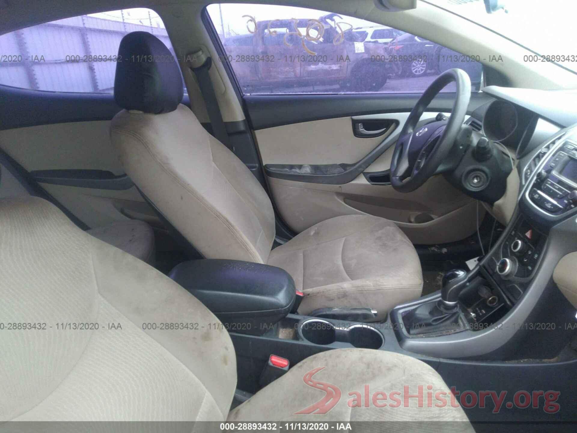 KMHDH4AE2GU626675 2016 HYUNDAI ELANTRA