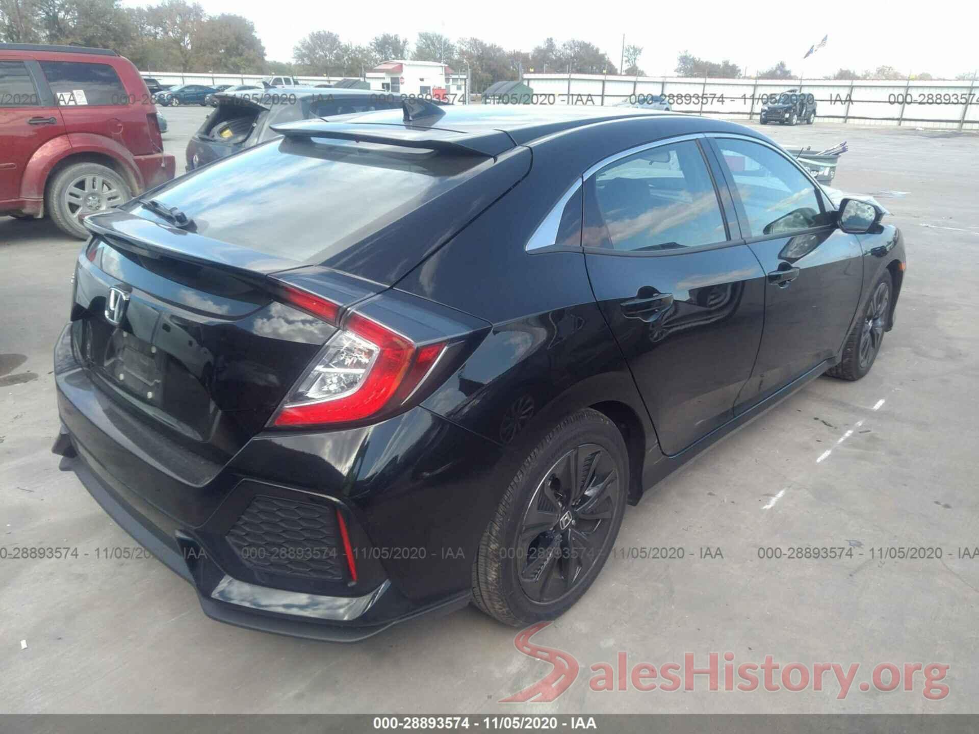 SHHFK7H6XKU215393 2019 HONDA CIVIC HATCHBACK