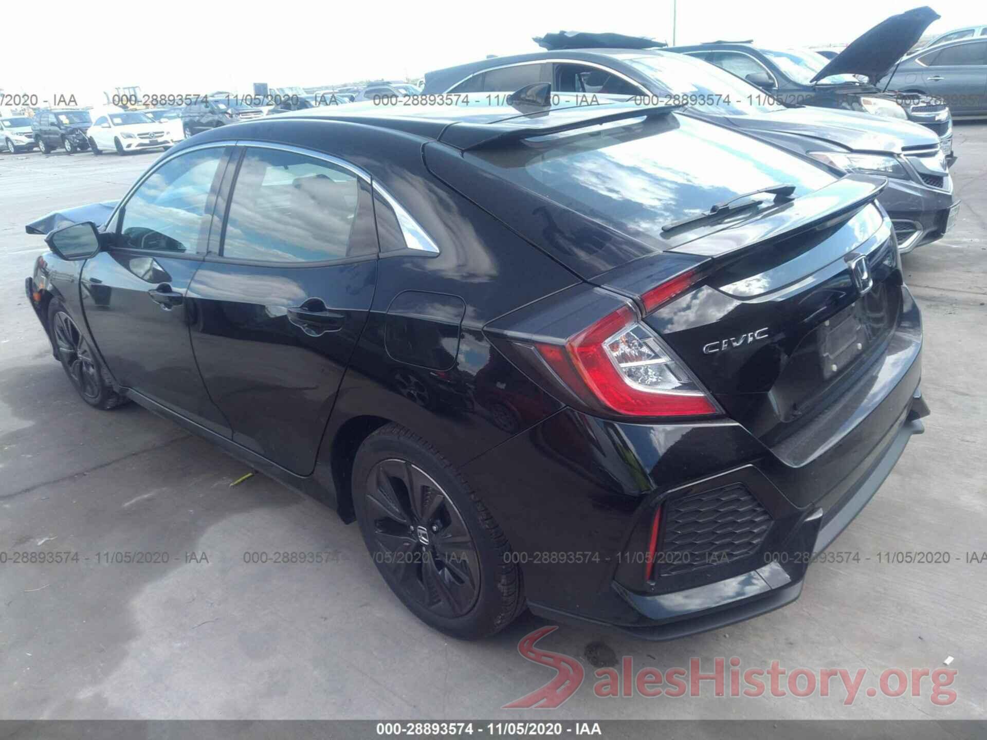 SHHFK7H6XKU215393 2019 HONDA CIVIC HATCHBACK