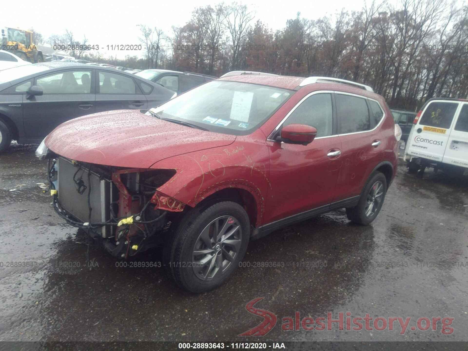 KNMAT2MV1GP671014 2016 NISSAN ROGUE