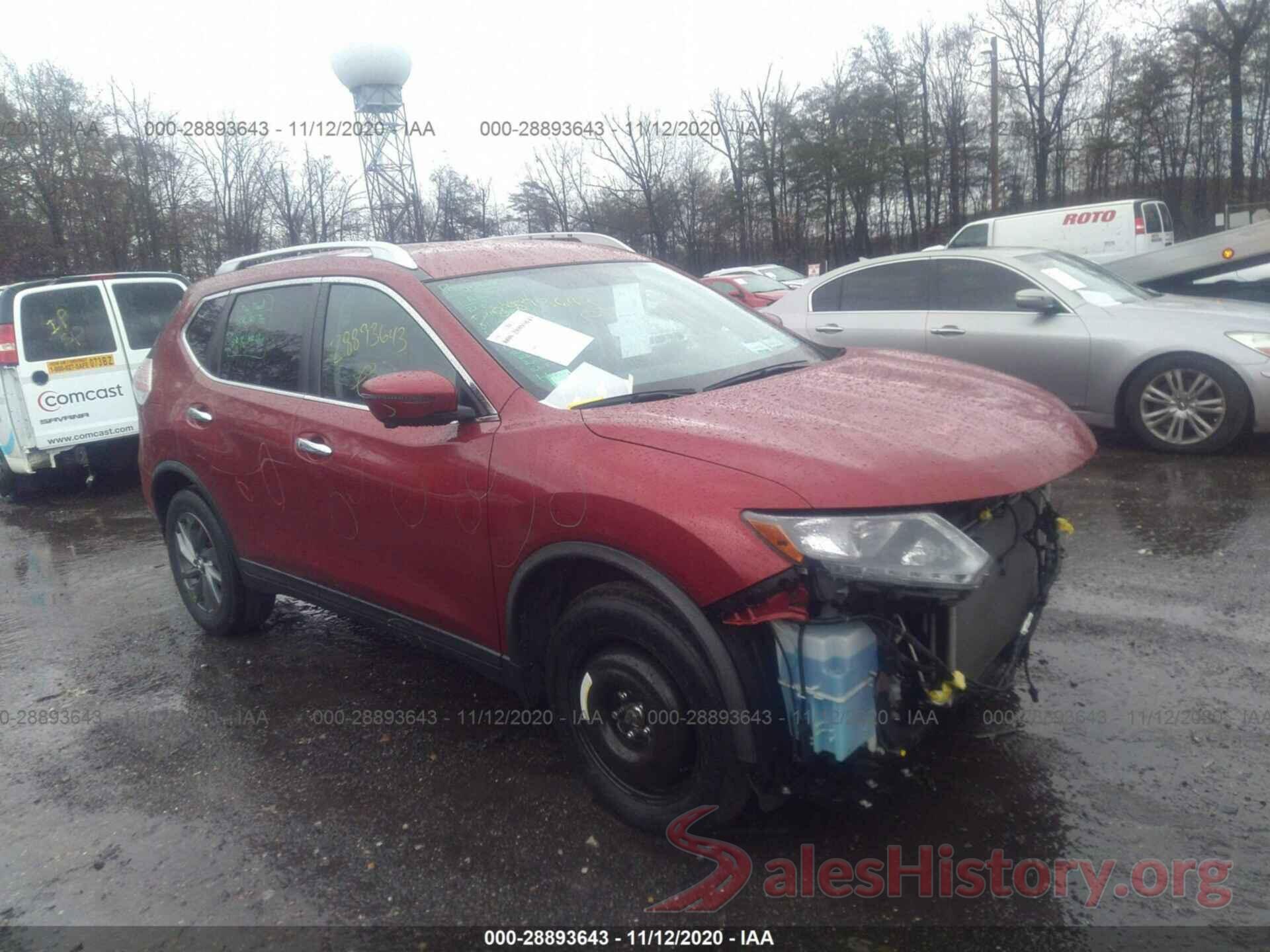 KNMAT2MV1GP671014 2016 NISSAN ROGUE