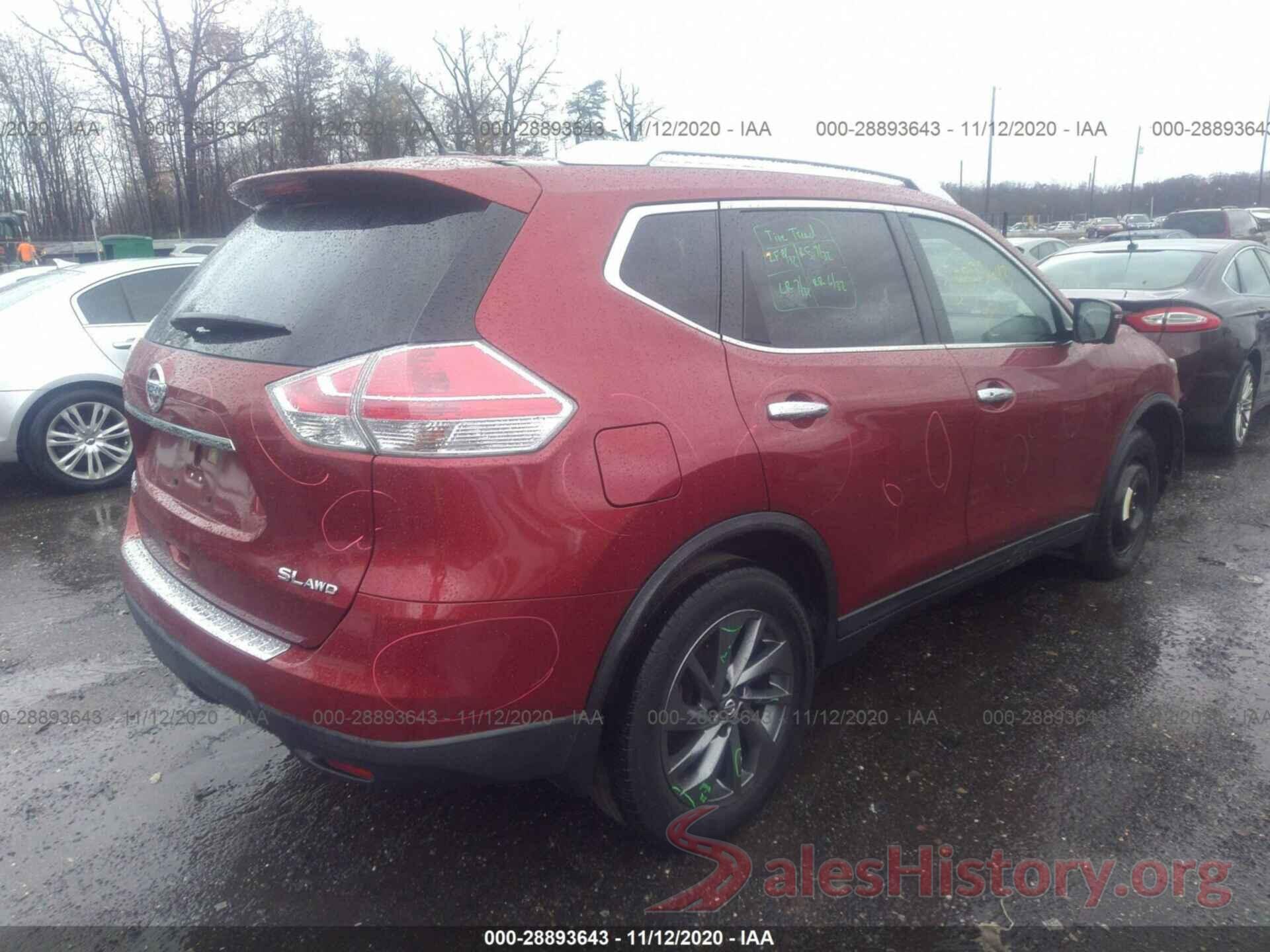 KNMAT2MV1GP671014 2016 NISSAN ROGUE