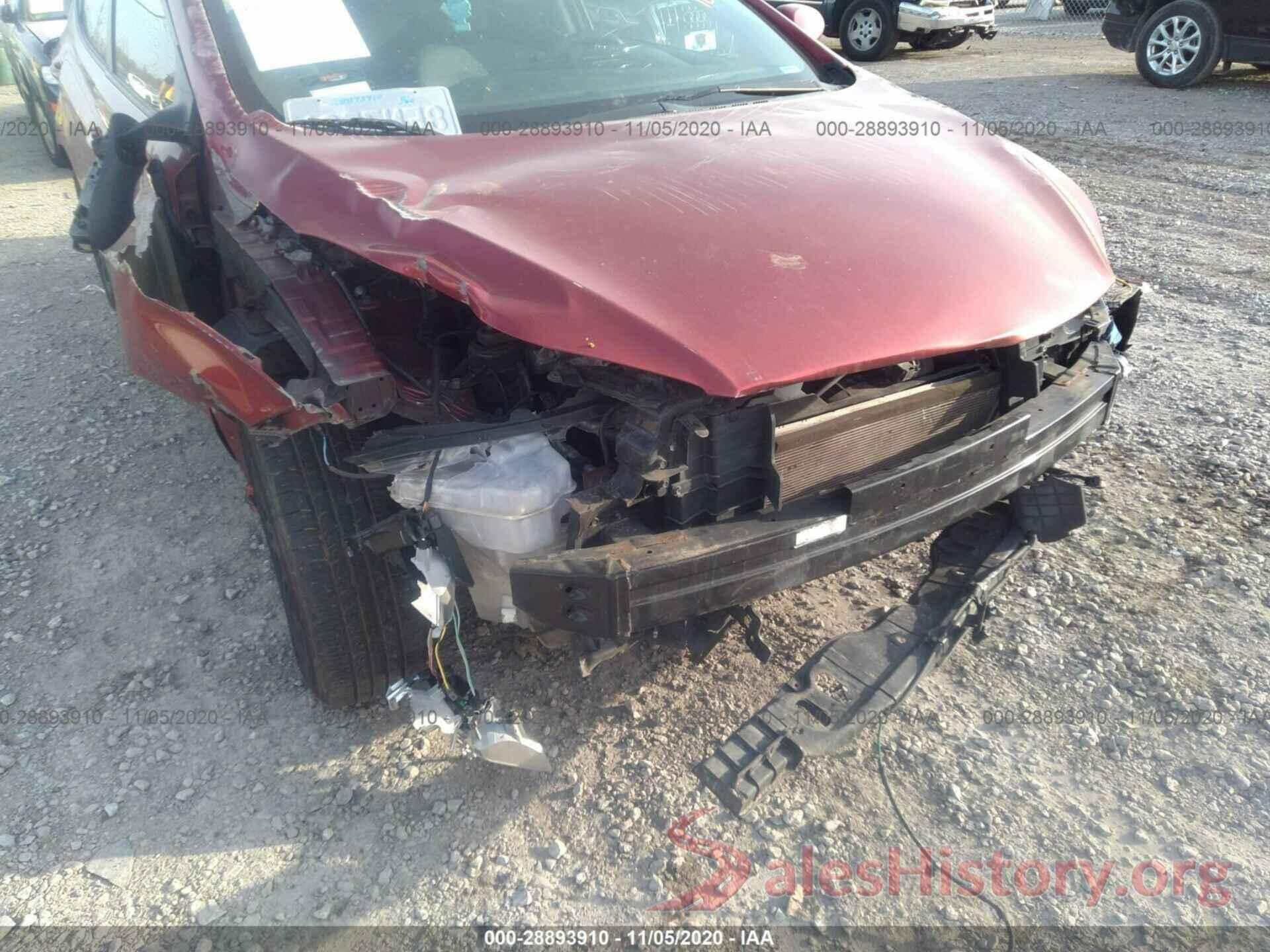 5NPDH4AE4GH734102 2016 HYUNDAI ELANTRA