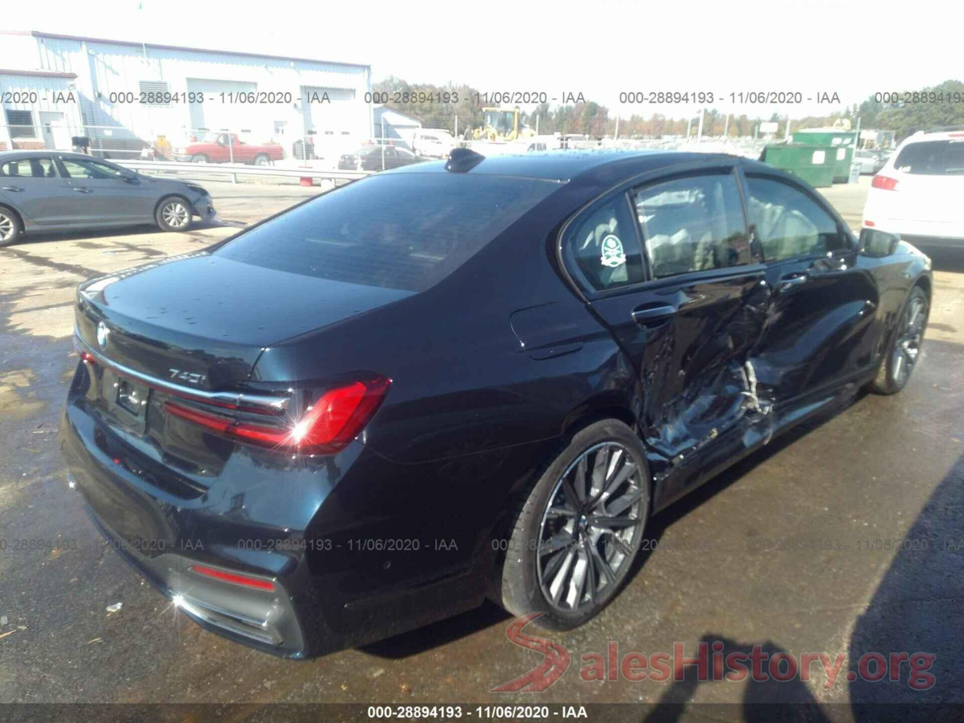 WBA7T2C01LGL17243 2020 BMW 7 SERIES