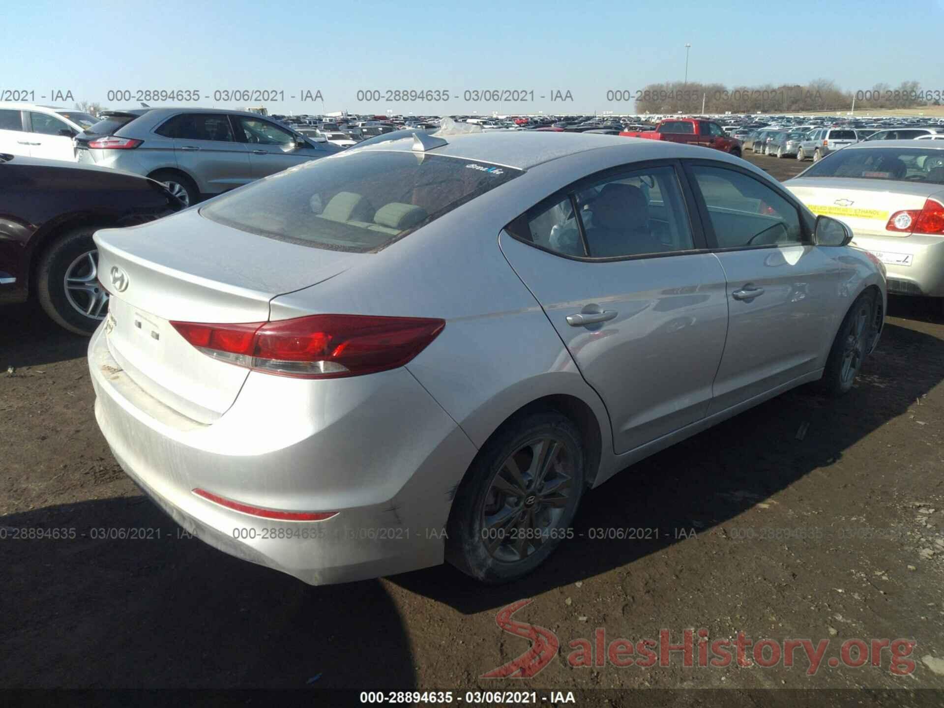 5NPD84LF4JH296534 2018 HYUNDAI ELANTRA