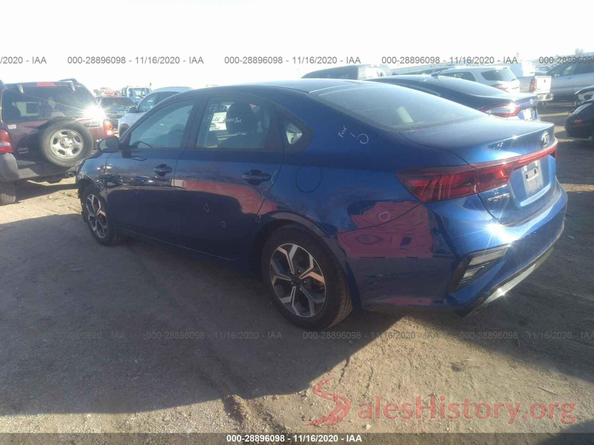 3KPF24AD6KE109456 2019 KIA FORTE